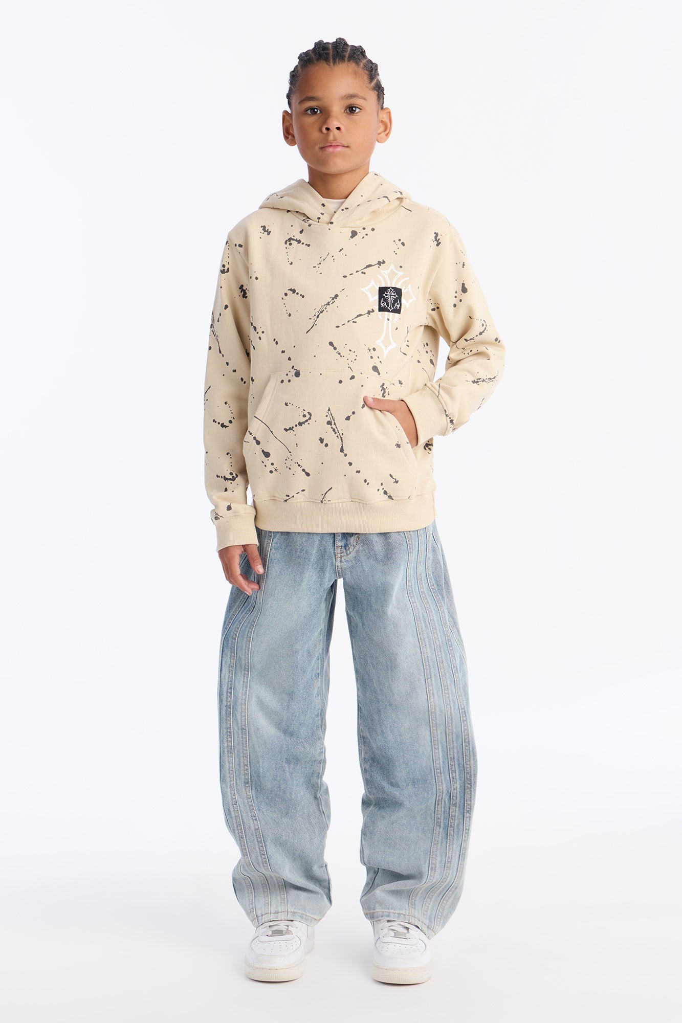 Mini Baggy Decon Structured Jean - Light Blue Wash
