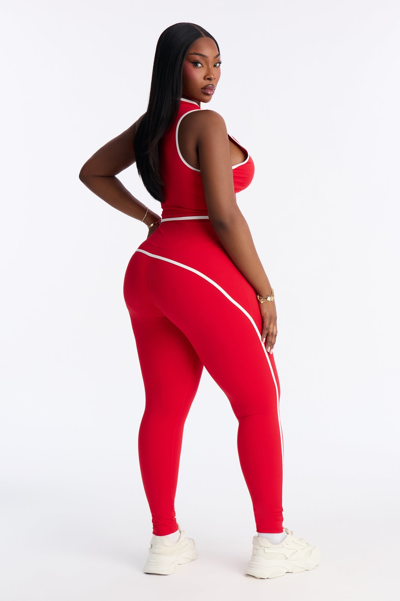 Sculpt Up Legging Set - Red