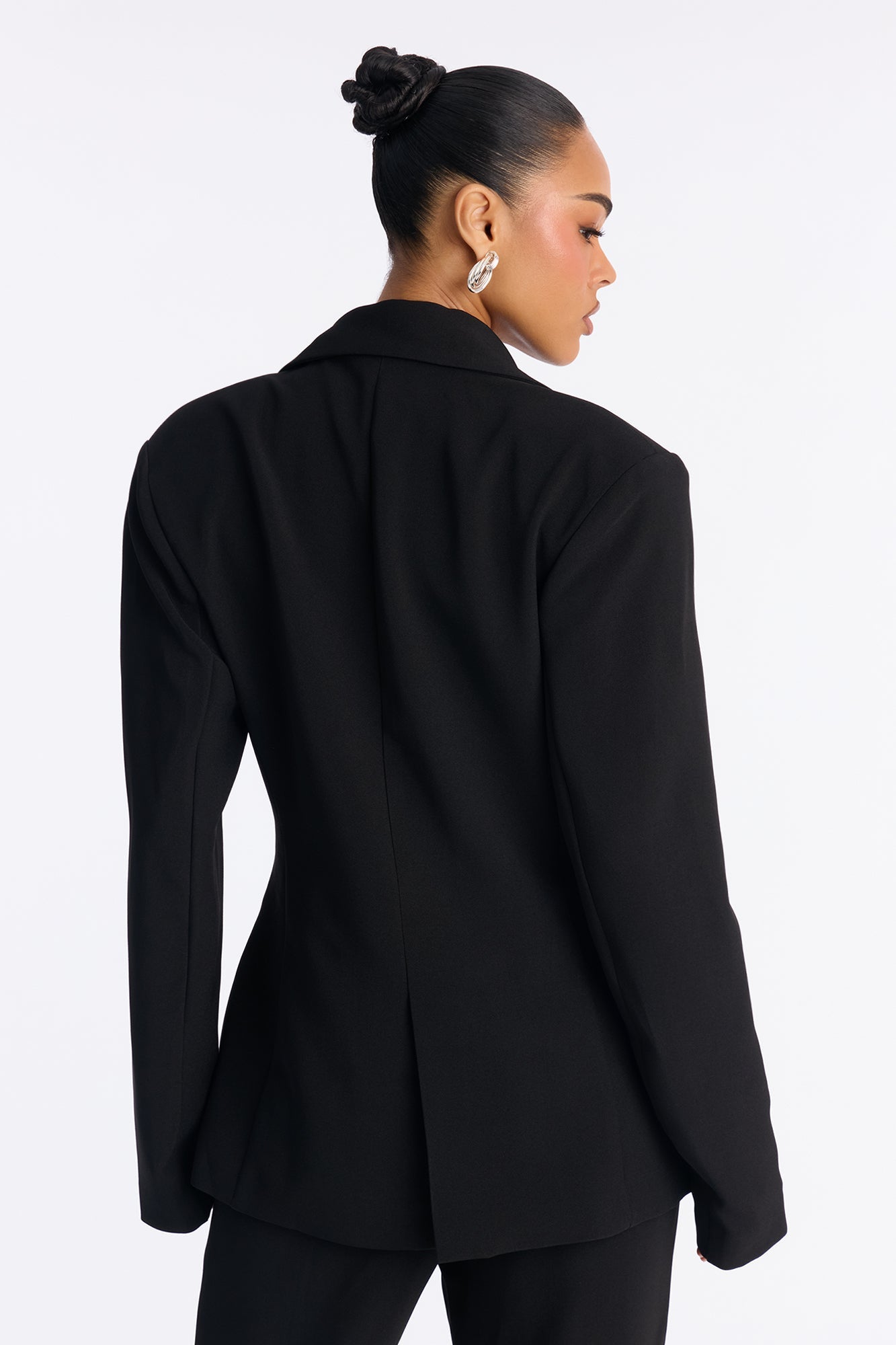 Jessica Double Breasted Blazer - Black