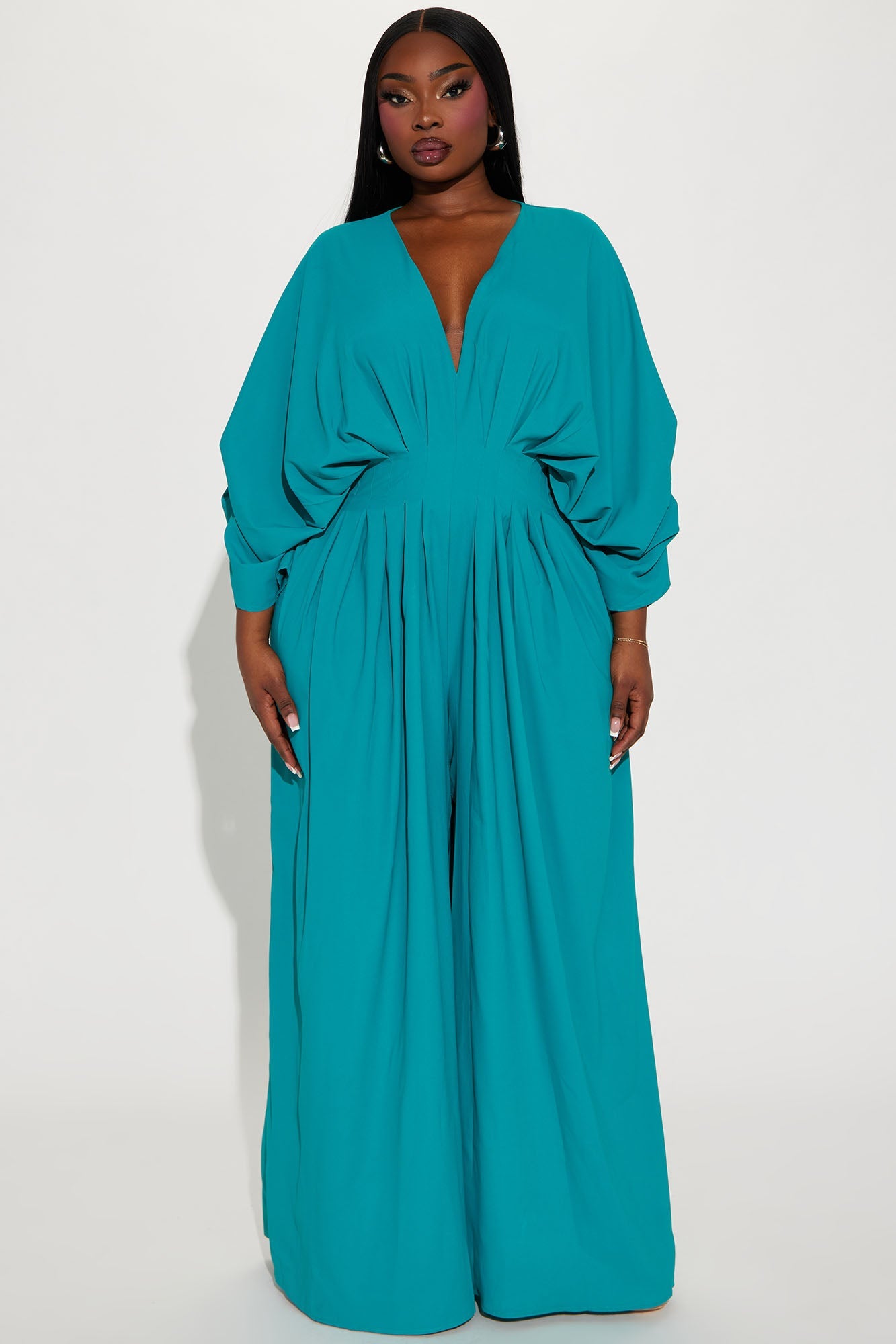 Shout It Out Jumpsuit - Teal