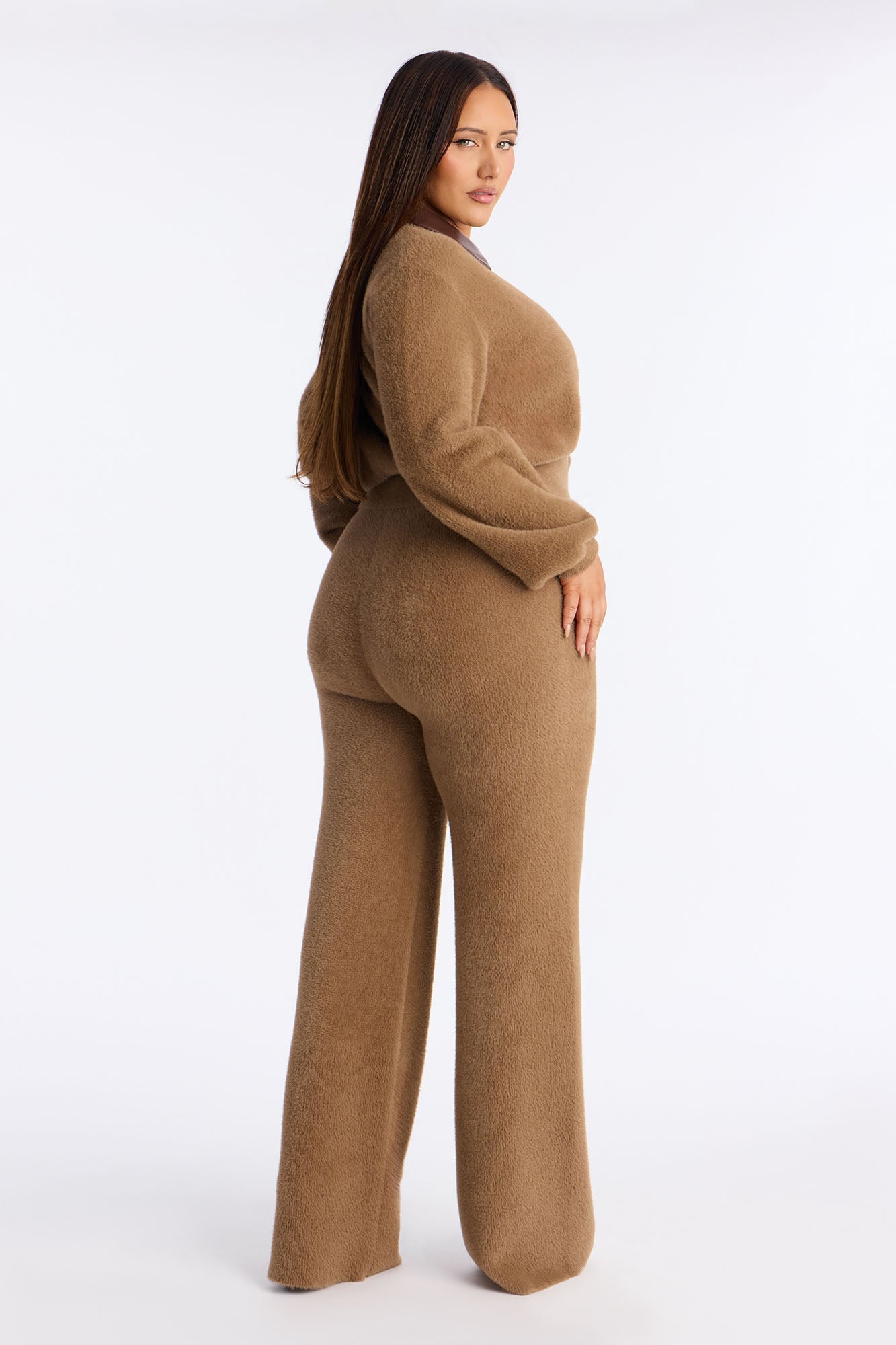 Danielle Sweater Pant Set - Taupe