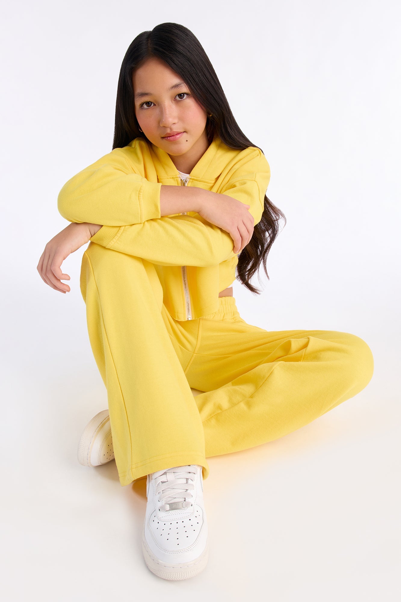 Mini On The Way Sweatpant Set II - Yellow
