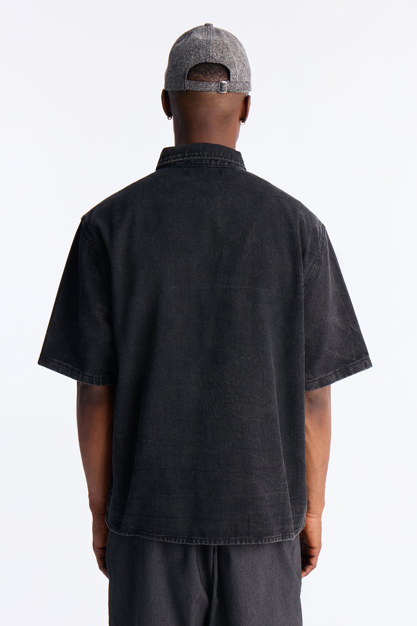Saint Blaze Button Up Shirt - Black Wash