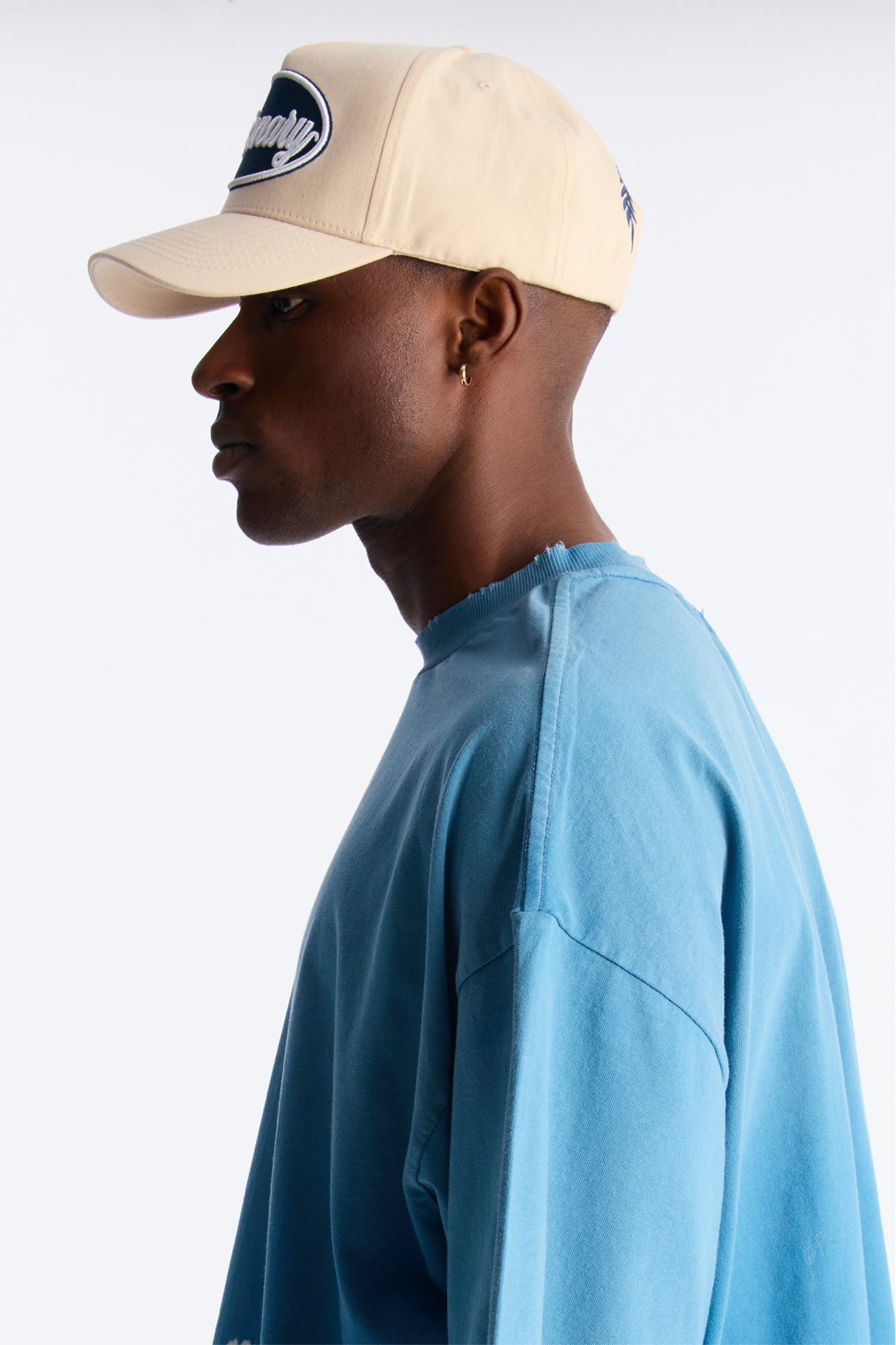 Boxy Studio Tee - Blue