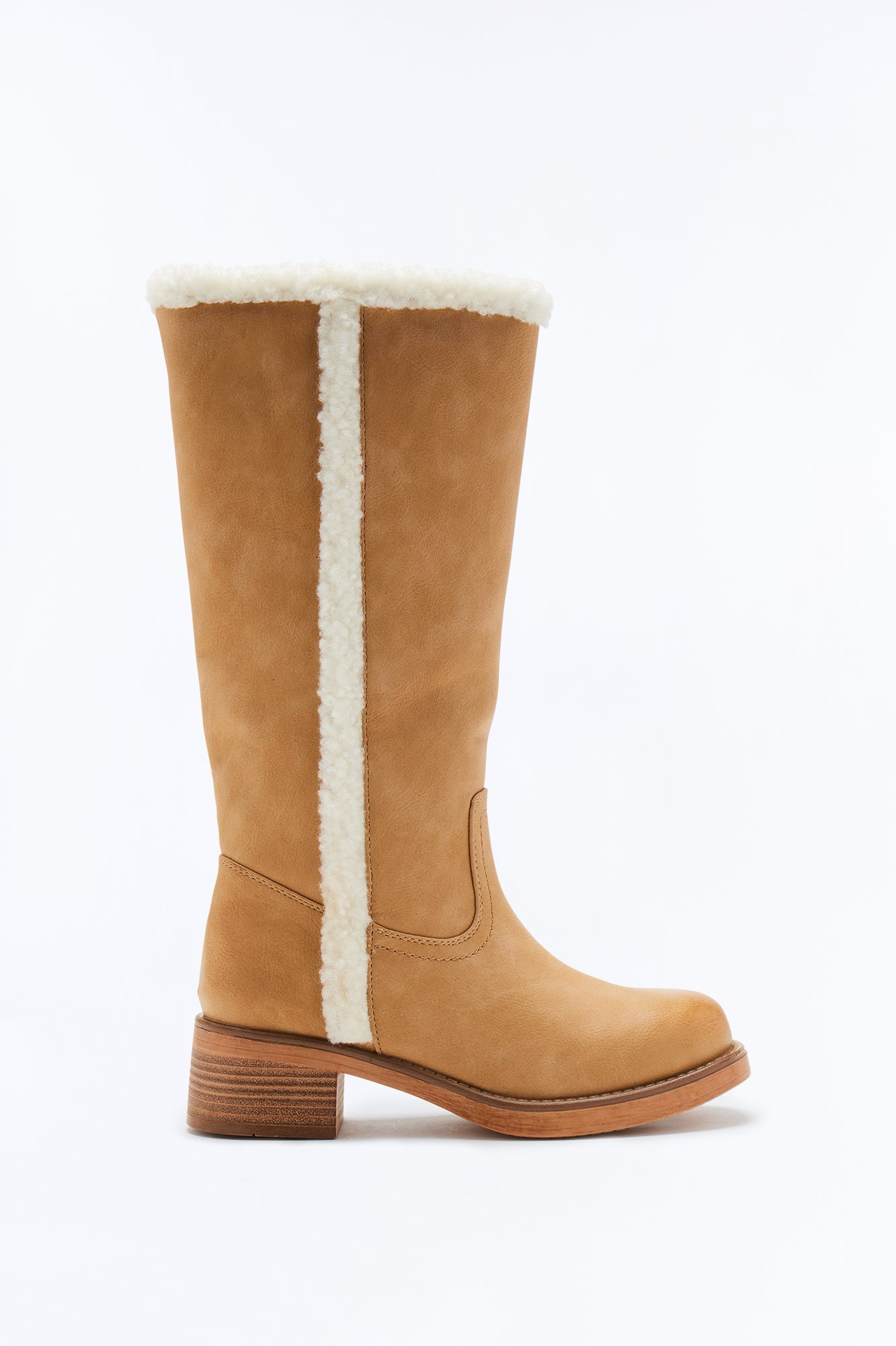 Thomas Sherpa Lined Boots - Camel