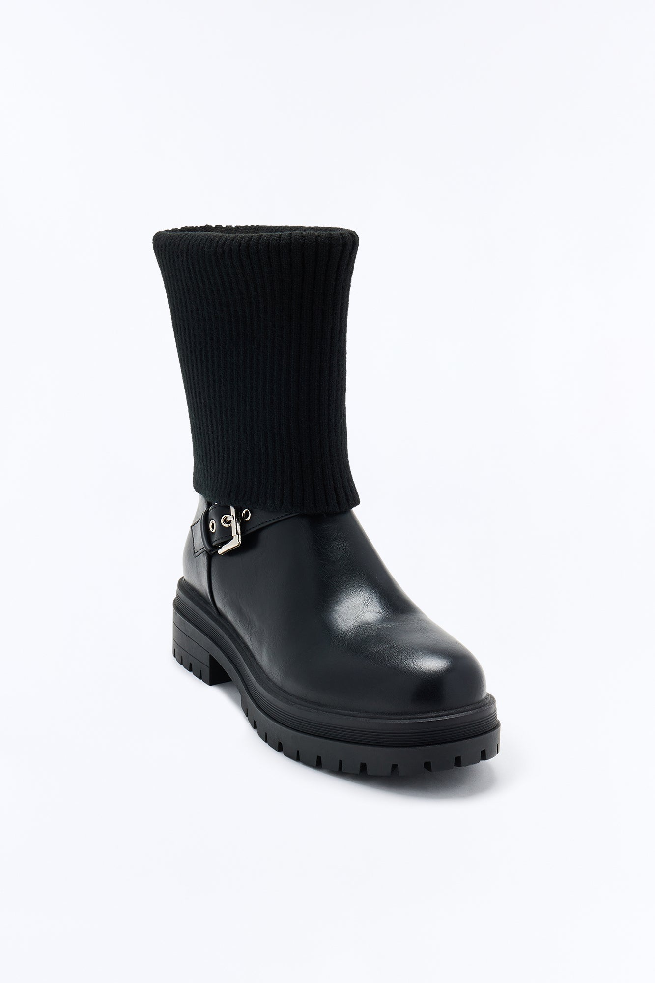 Jasiah Overlay Booties - Black