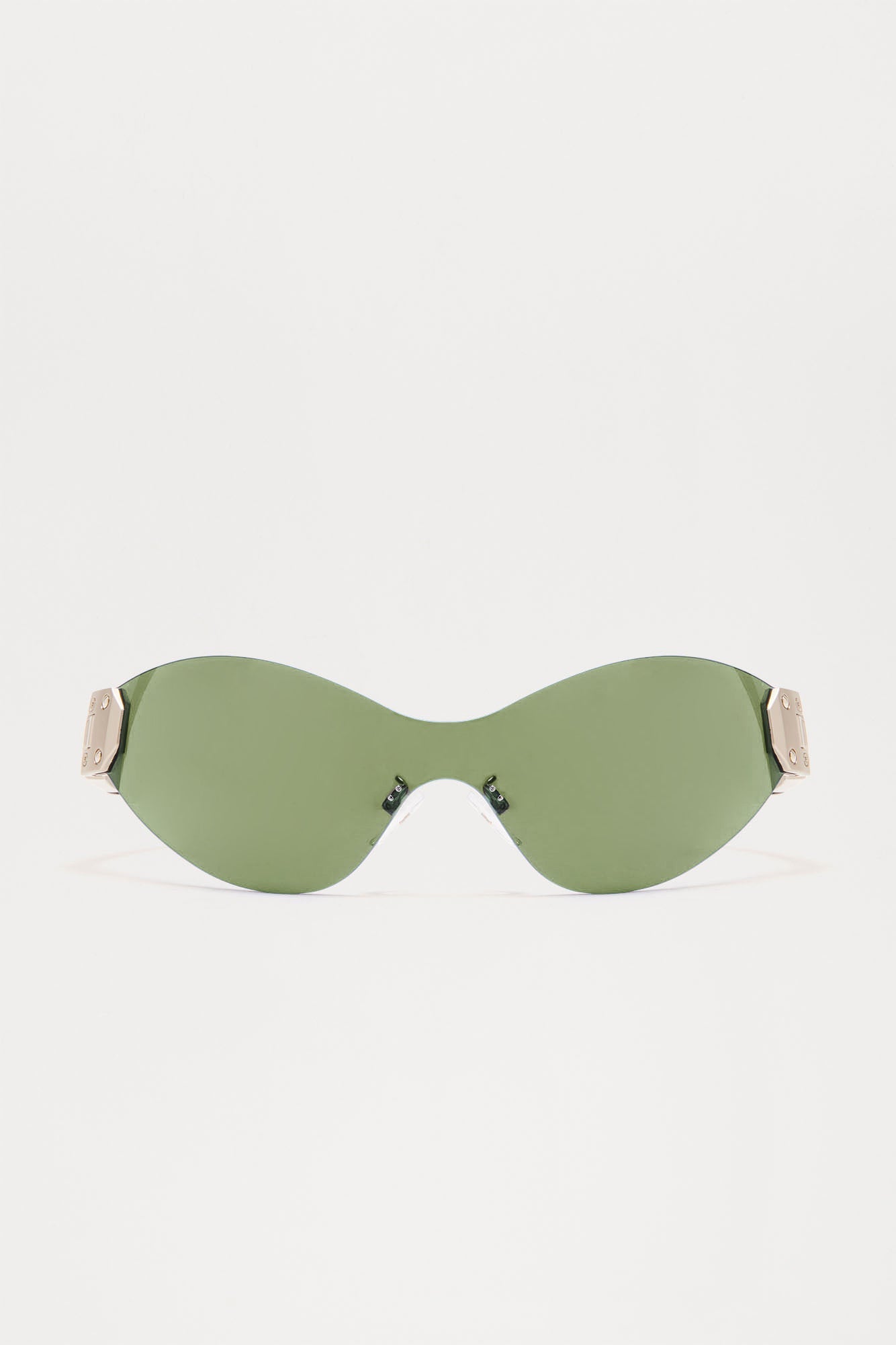 Lit Shield Sunglasses - Black/Green