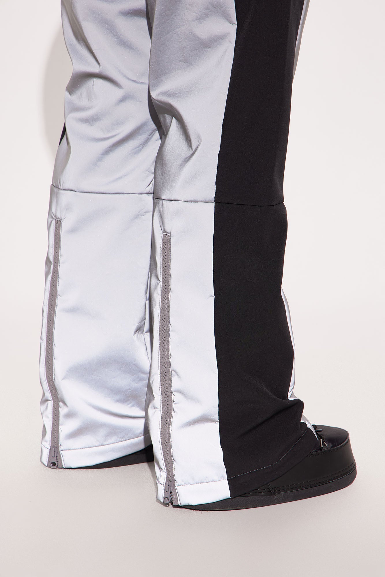 Winter Sports Reflective Ski Jumpsuit - Black