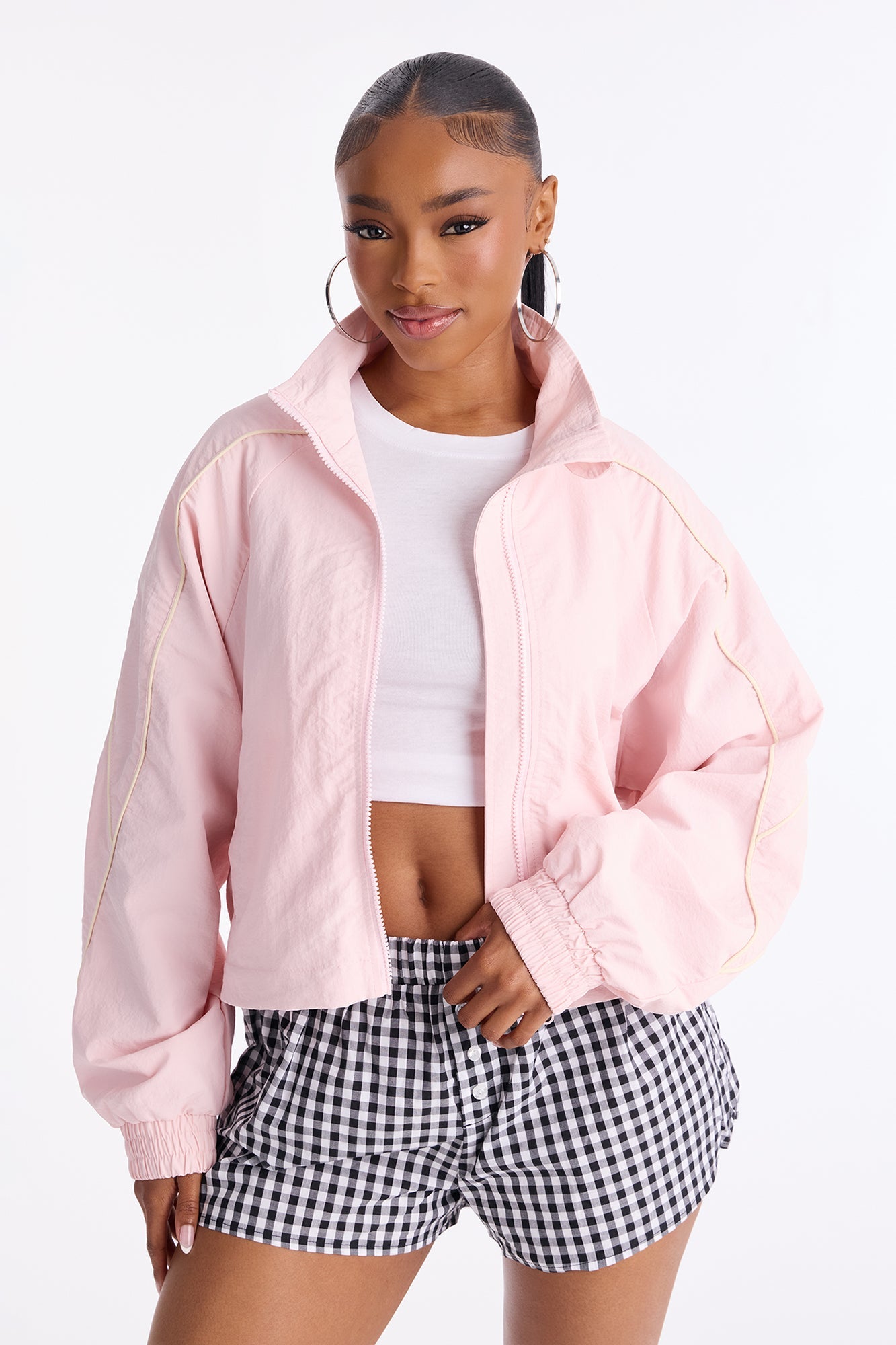 Keep Your Cool Windbreaker - Pink