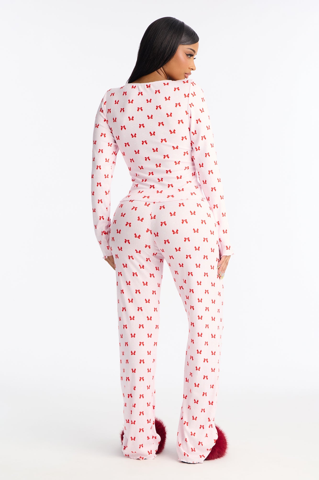Always Lovely Pointelle PJ Pant Set - Pink