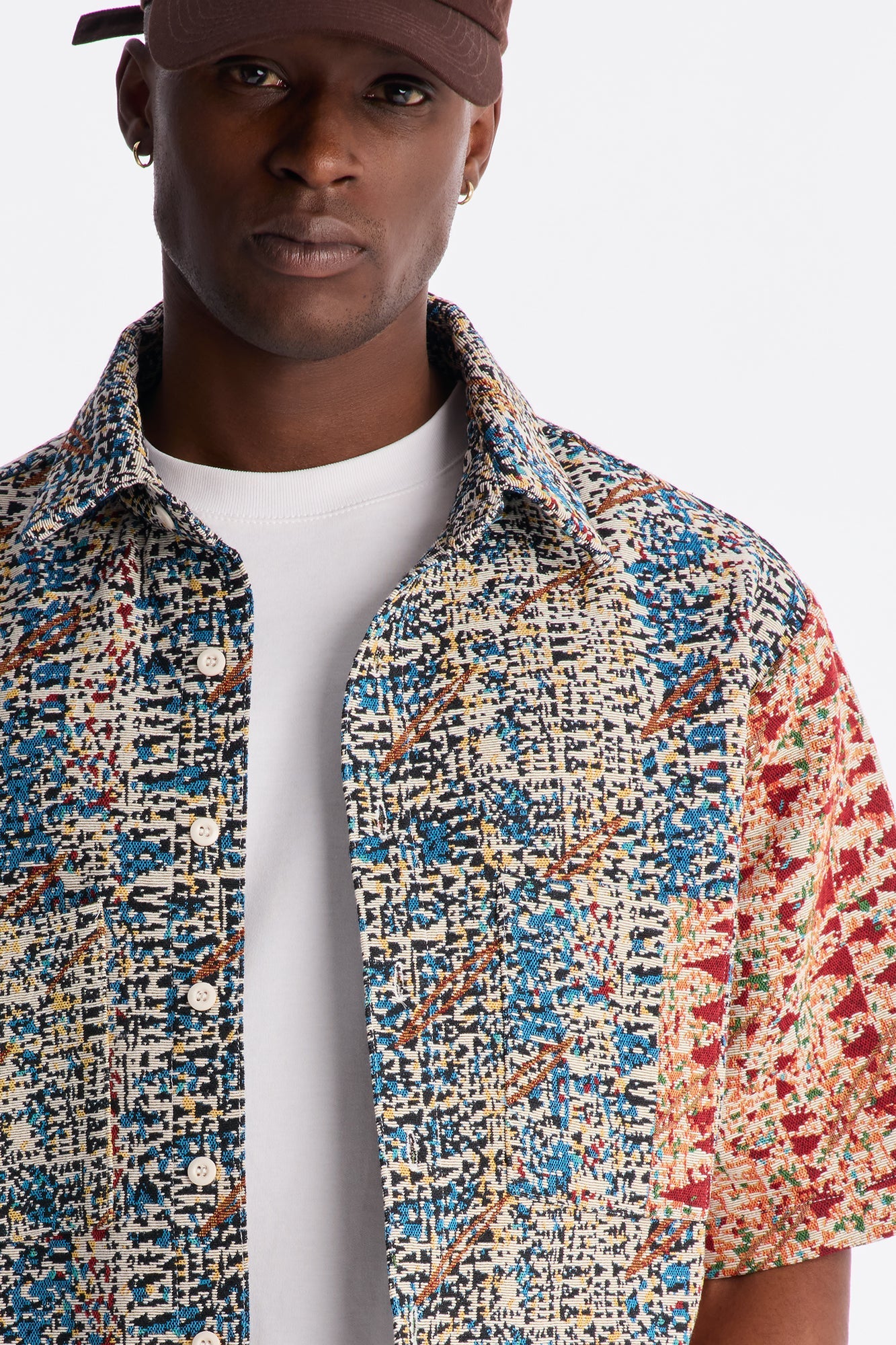 Nomadic Tapestry Button Up Shirt - Multi Color