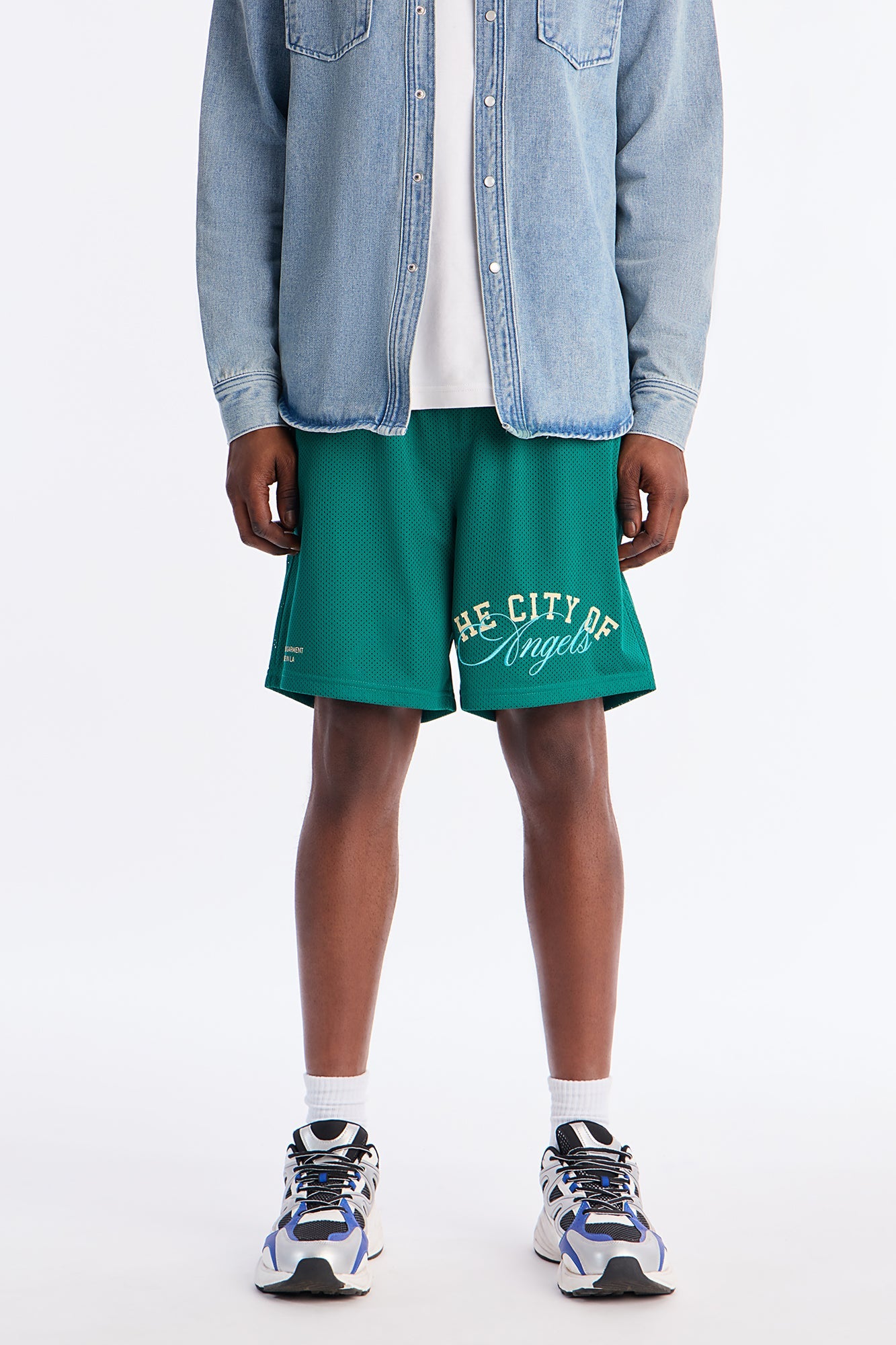 Angels Boulevard Mesh Short - Green