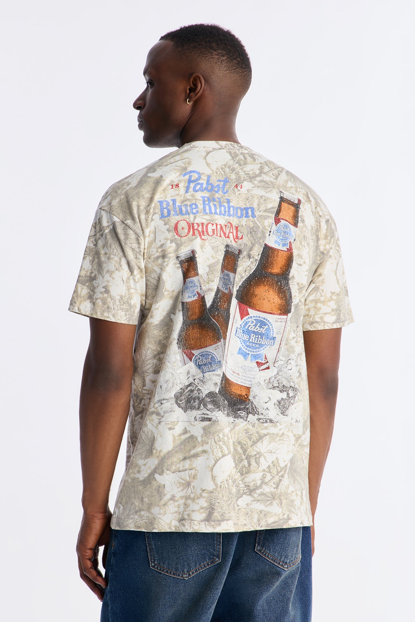 Pabst Blue Ribbon Camo Short Sleeve Tee - Camouflage