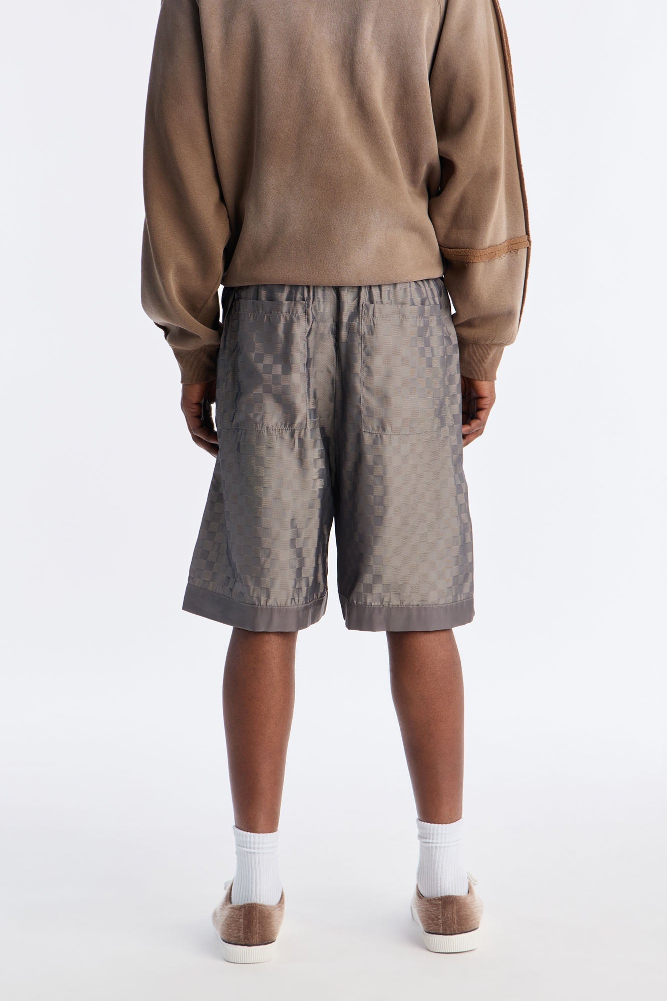 Baggy Arts District Ombre Short - Grey