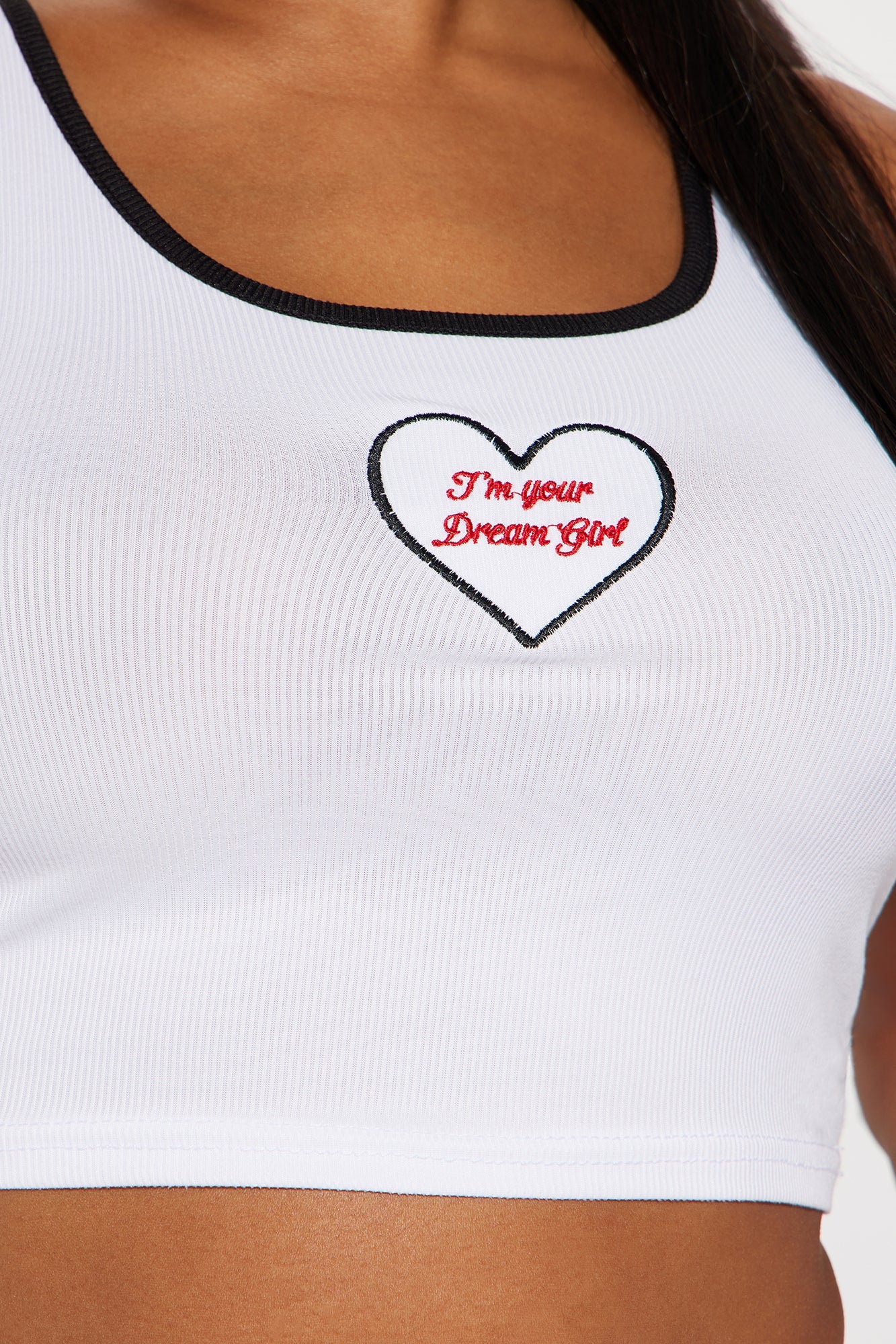 Your Dream Girl PJ Boyshort Set - Black/White