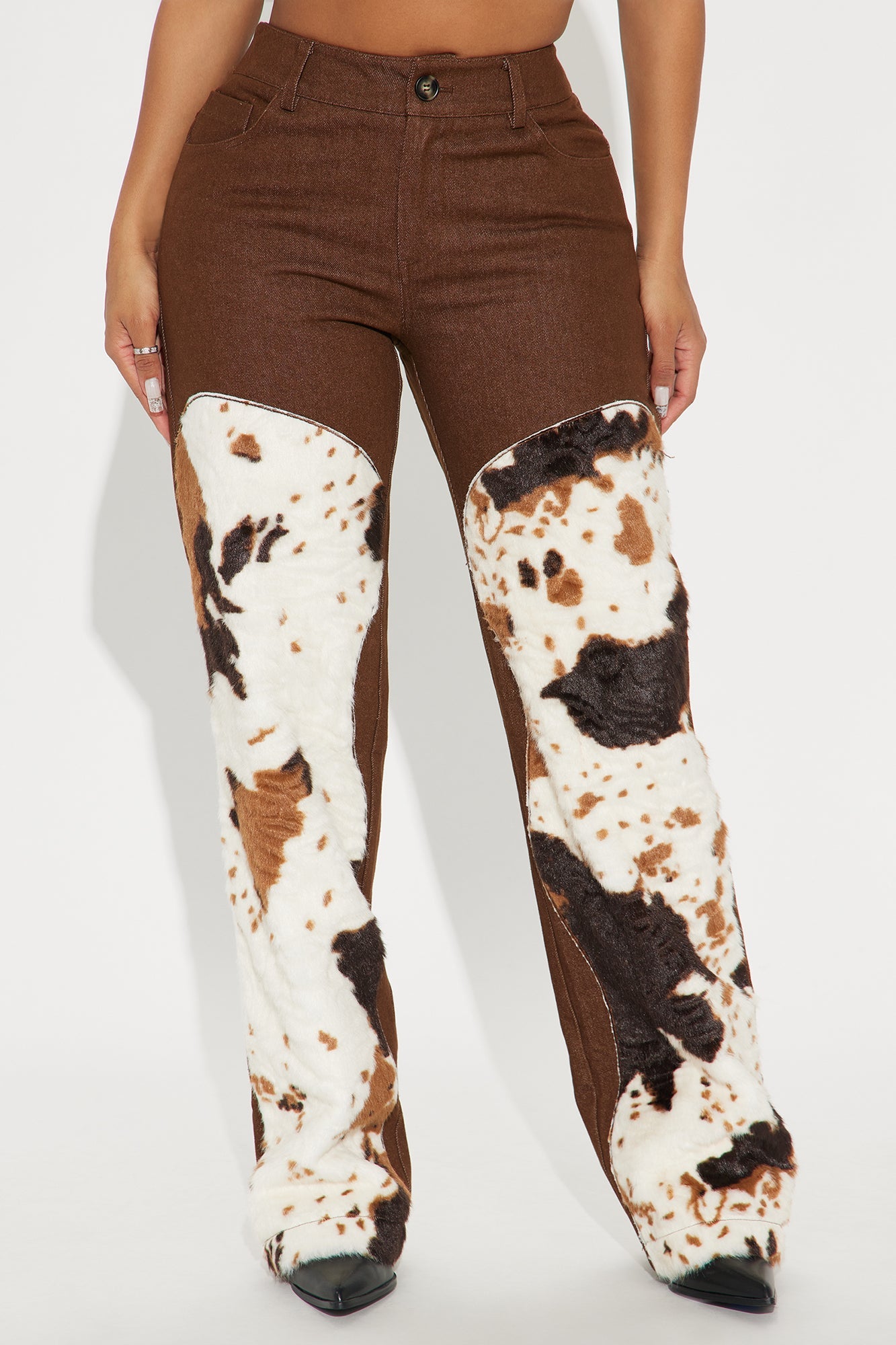 Back In The West Pant - Brown/combo
