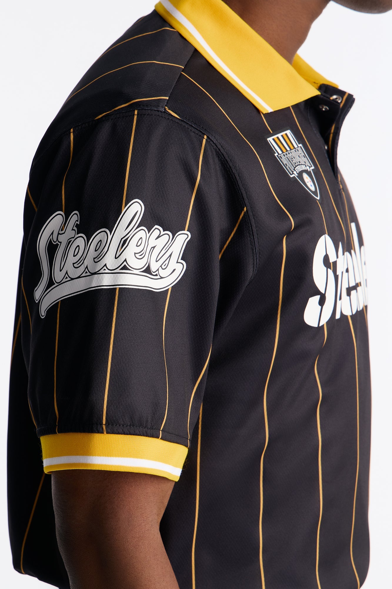Steelers Soccer Polo - Black