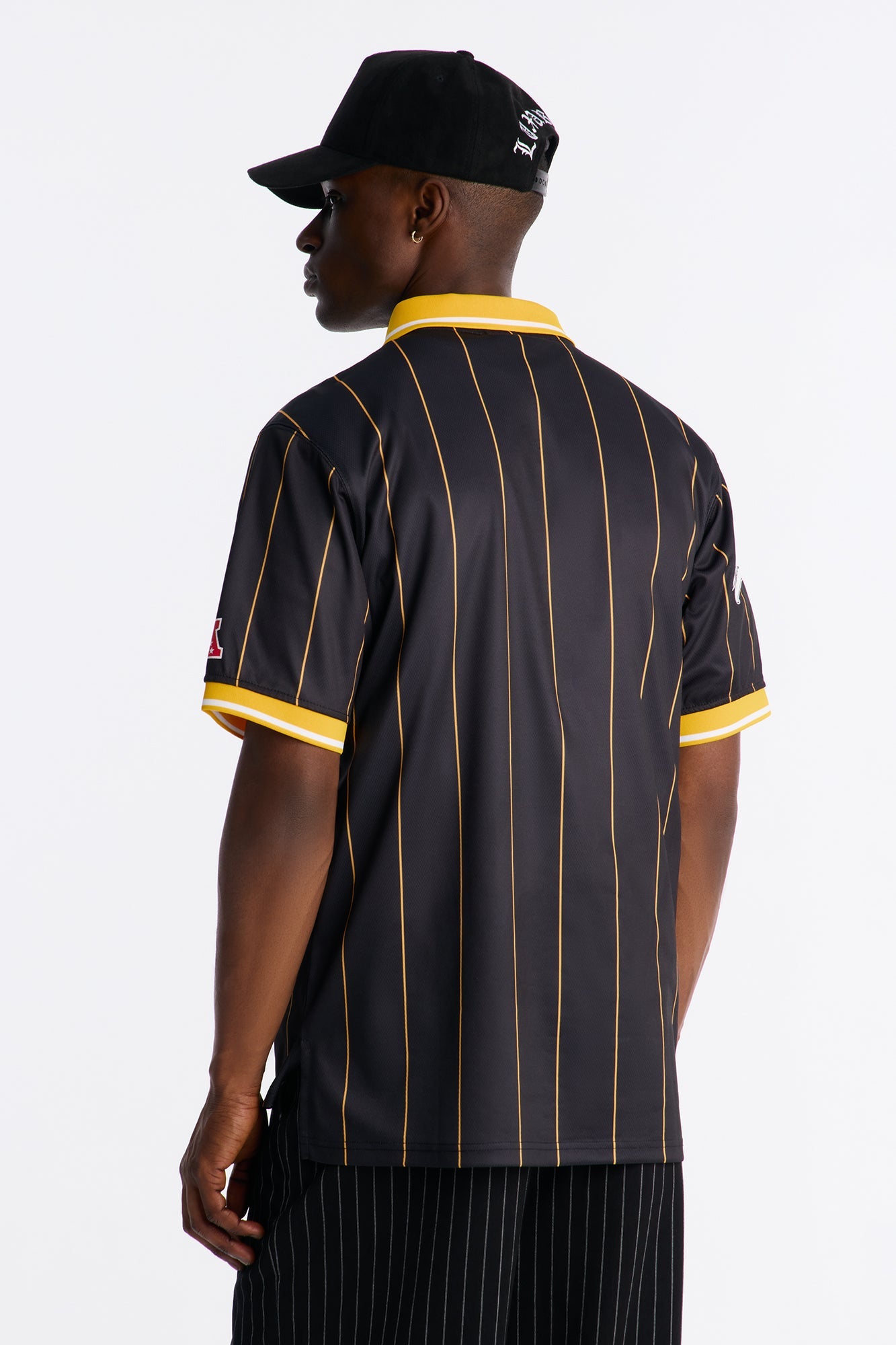 Steelers Soccer Polo - Black