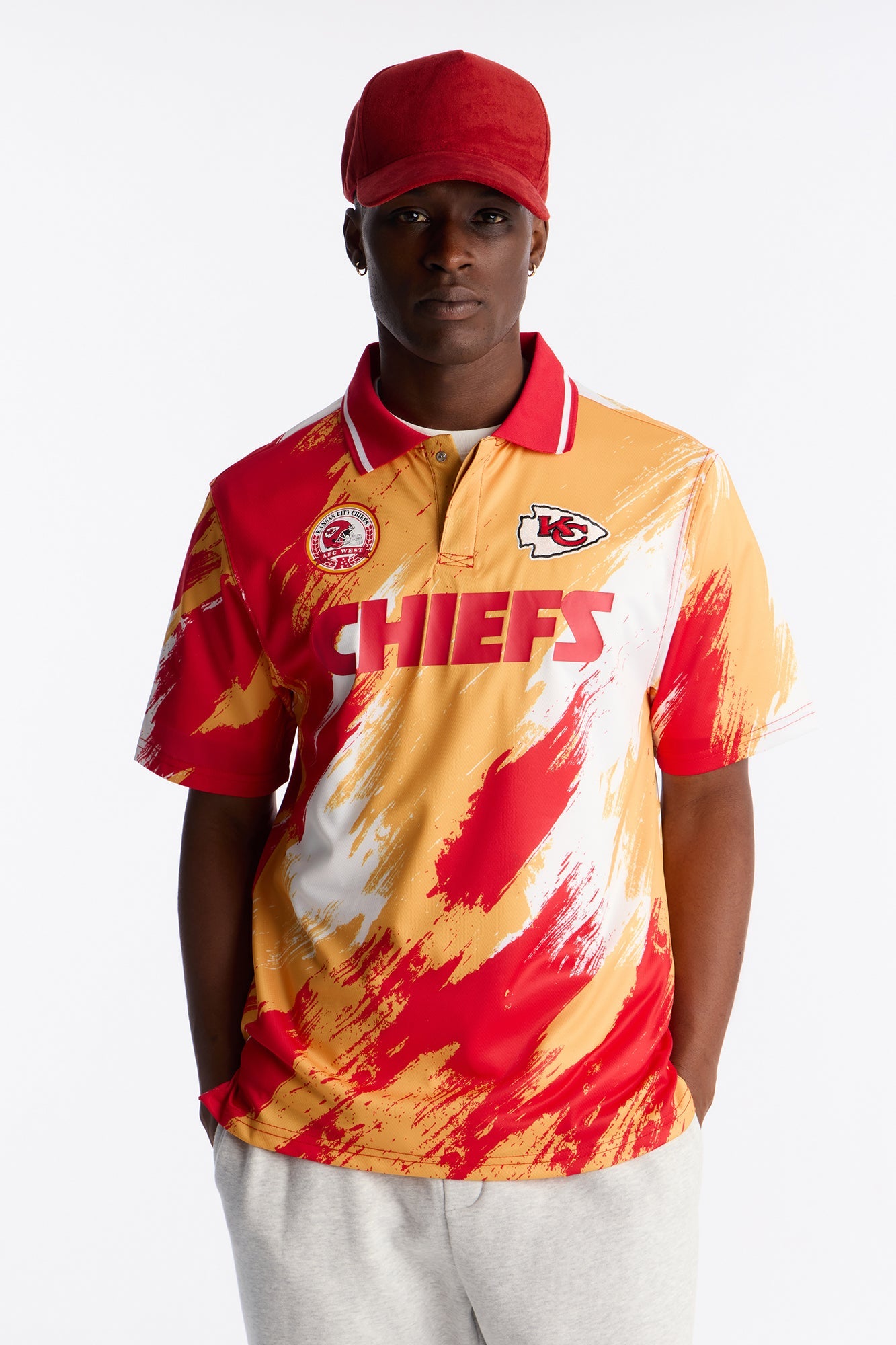 Chiefs Soccer Polo - White