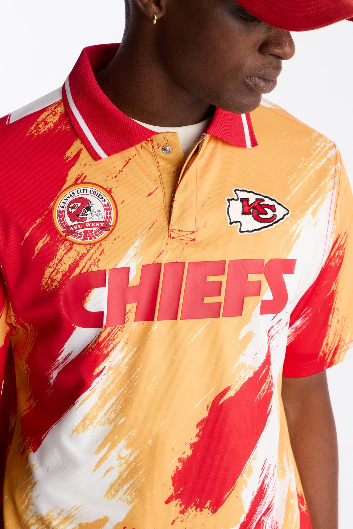 Chiefs Soccer Polo - White