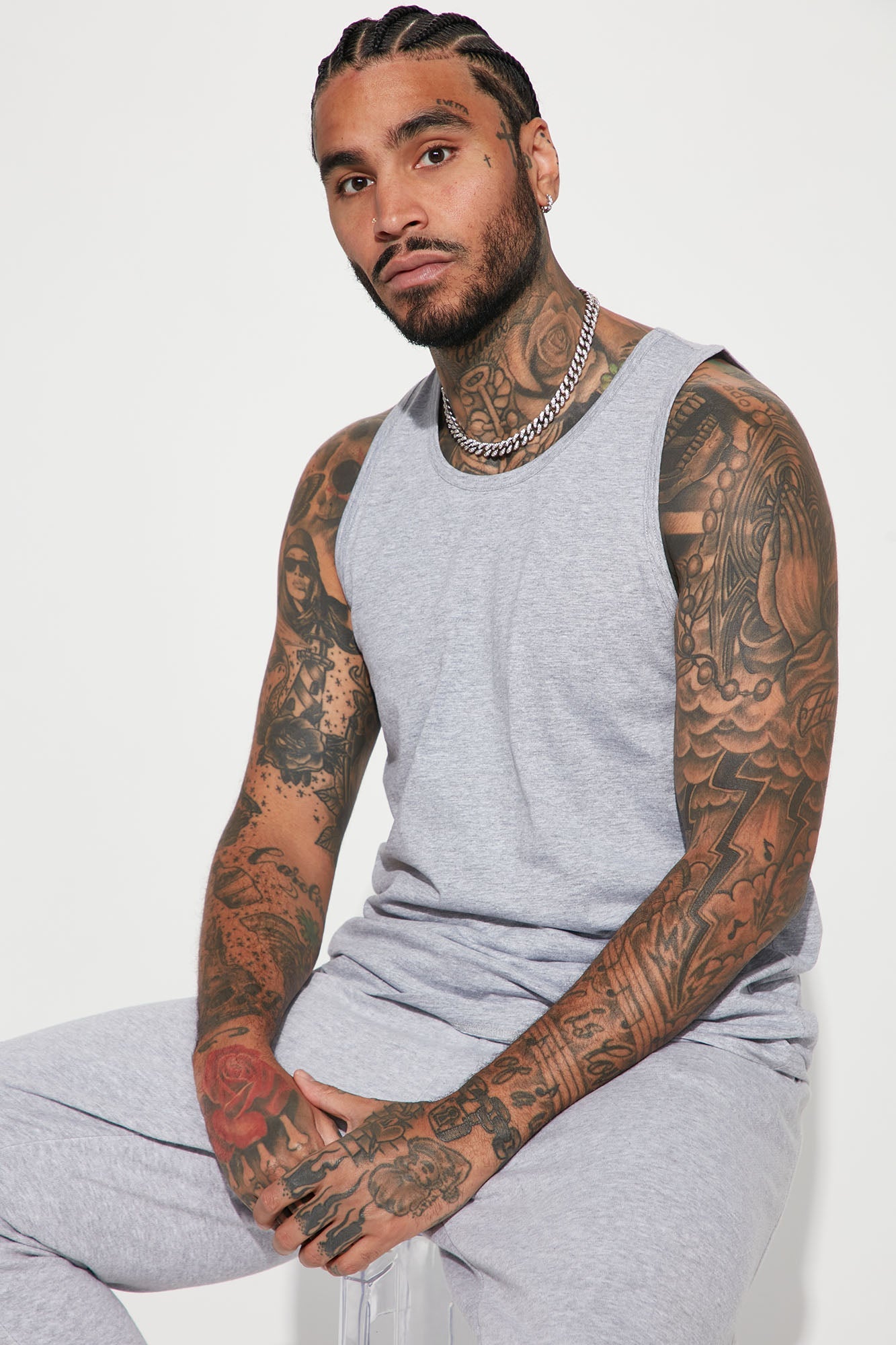 Essential Tank Top - Grey