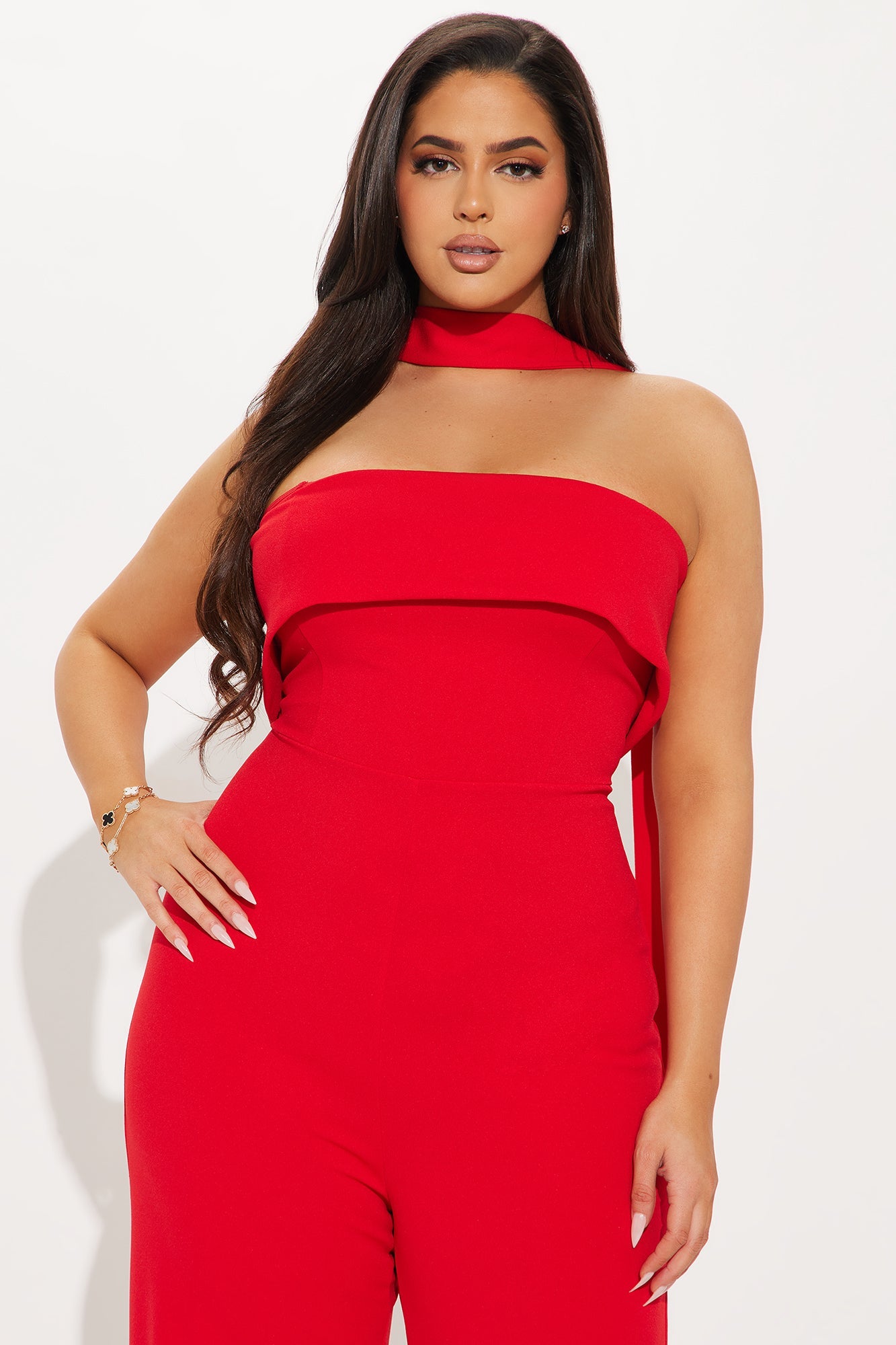 Red Carpet Jumpsuit - Red