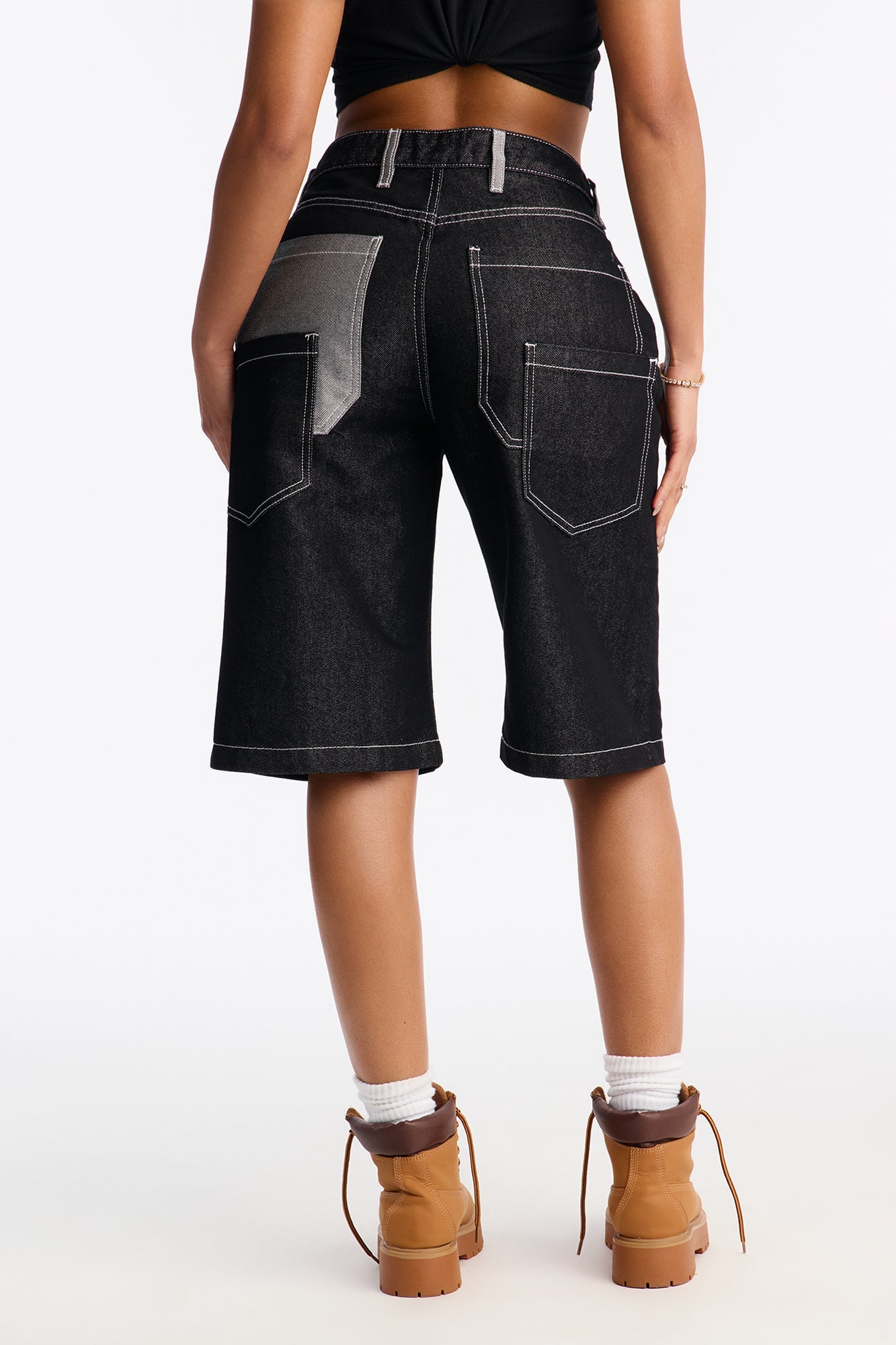 Wessex Denim Jorts - Black