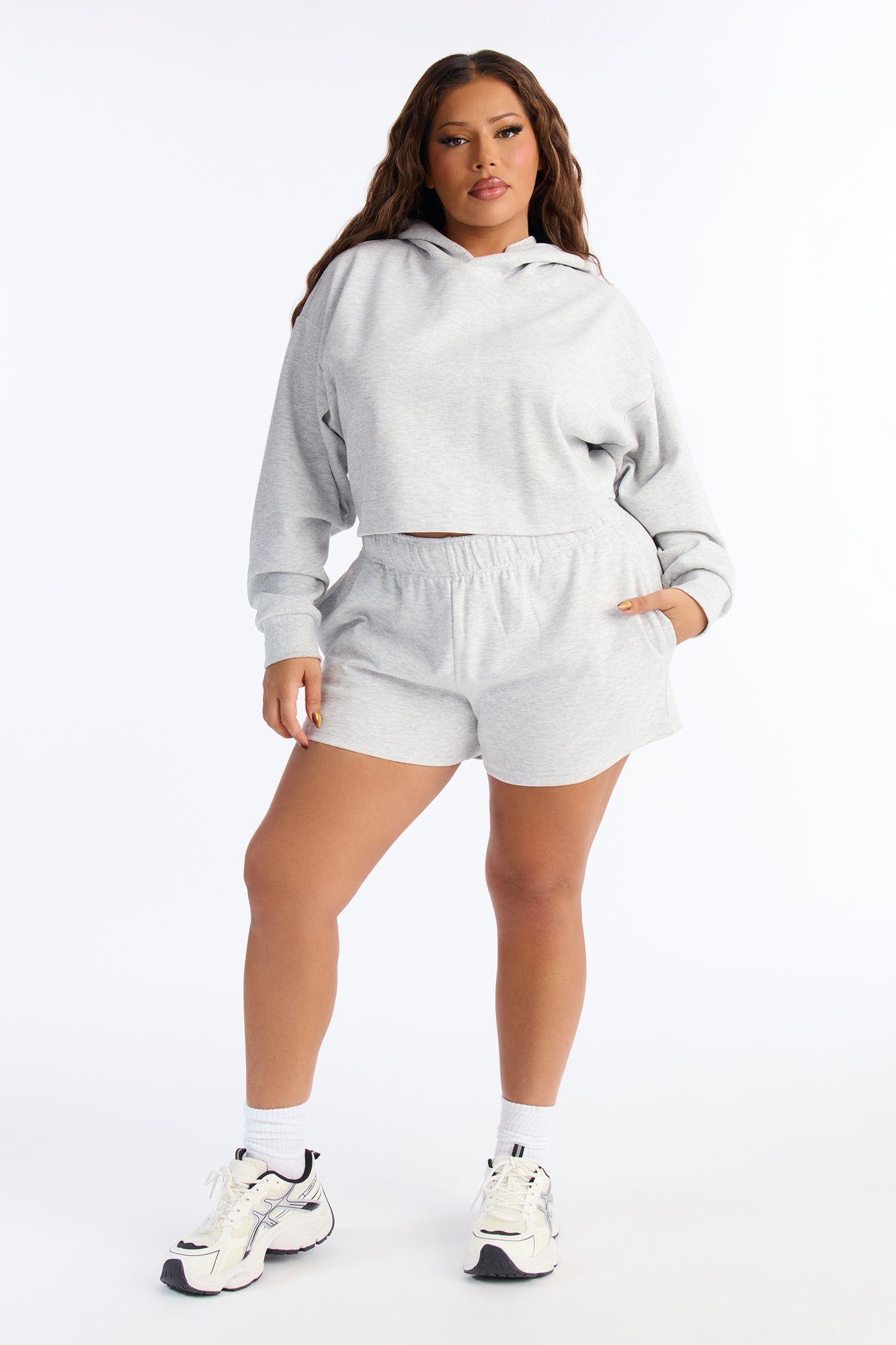 Kenya Sweatshirt Hoodie - Heather Grey