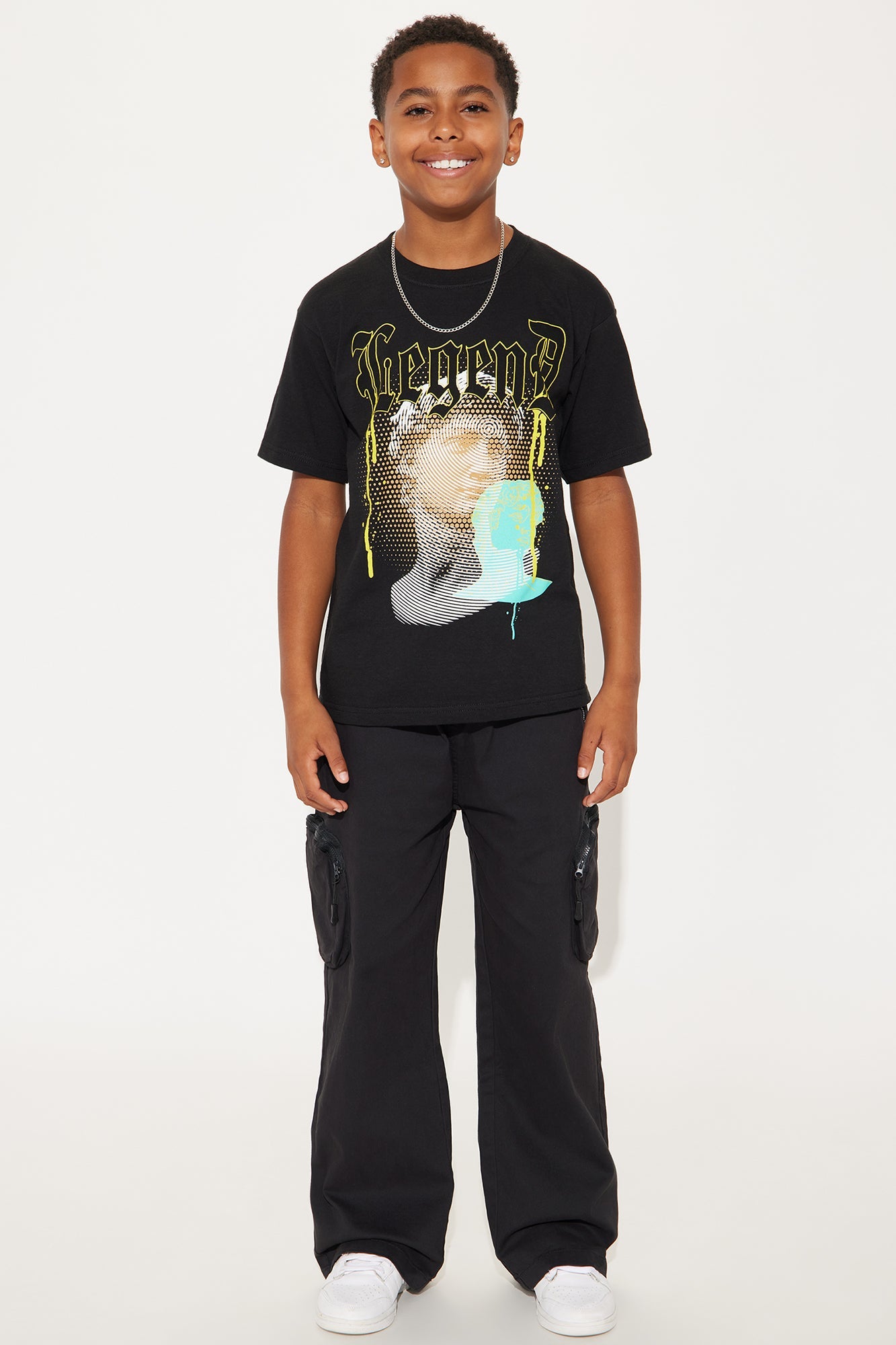 Mini Cody Cargo Twill Pant - Black