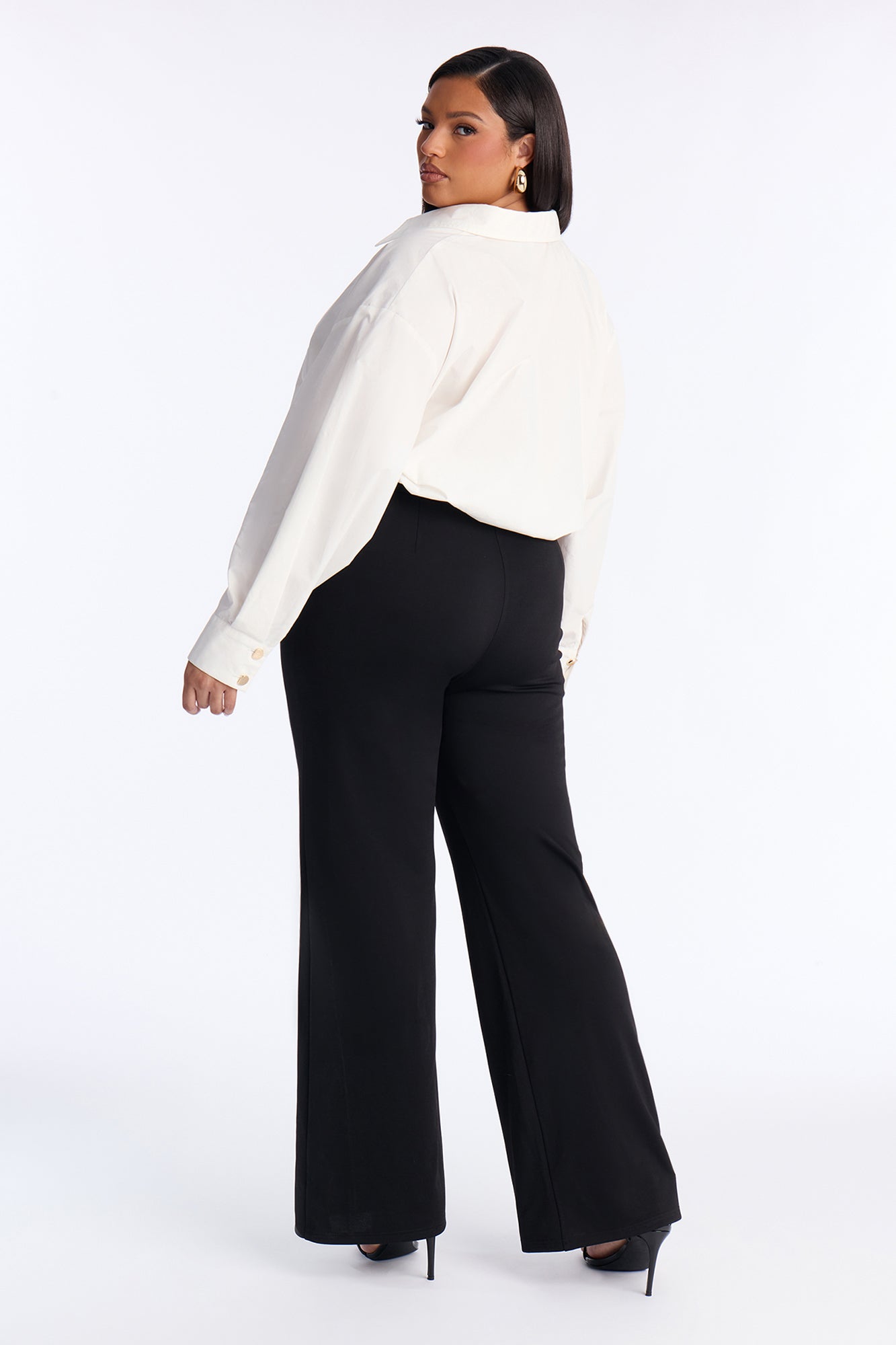 Olivia Belted Skinny Leg Jumpsuit - Black