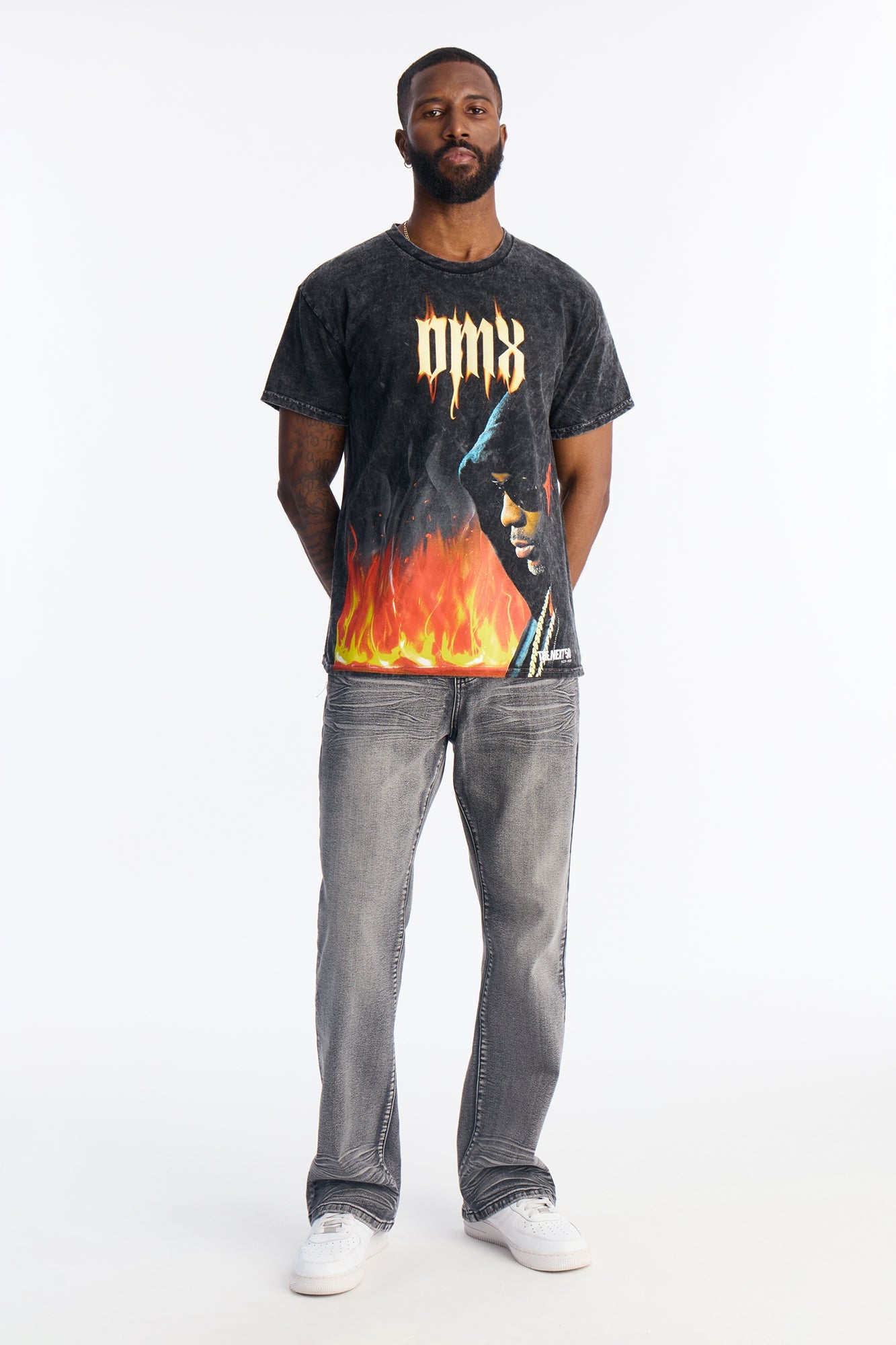 DMX On Fire Short Sleeve Tee - Black