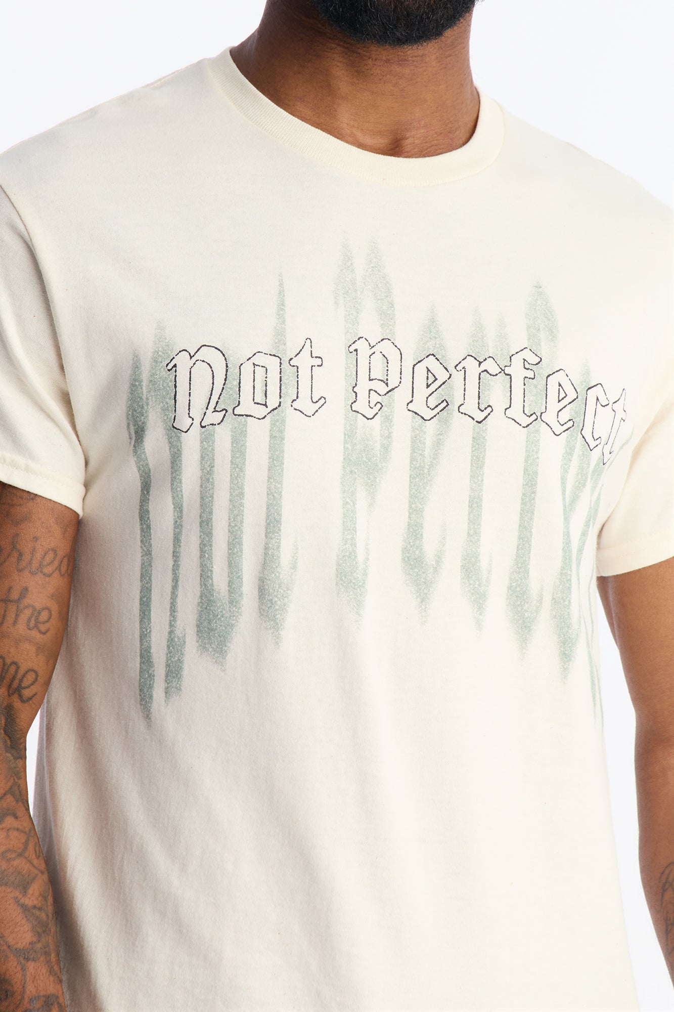 Not Perfect Short Sleeve Tee - Natural