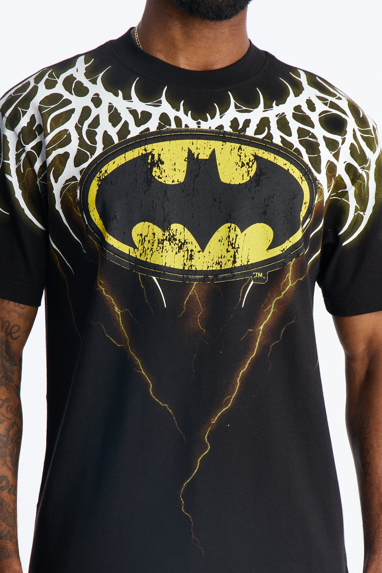 Batman Emblem Of Shadows Short Sleeve Tee - Black