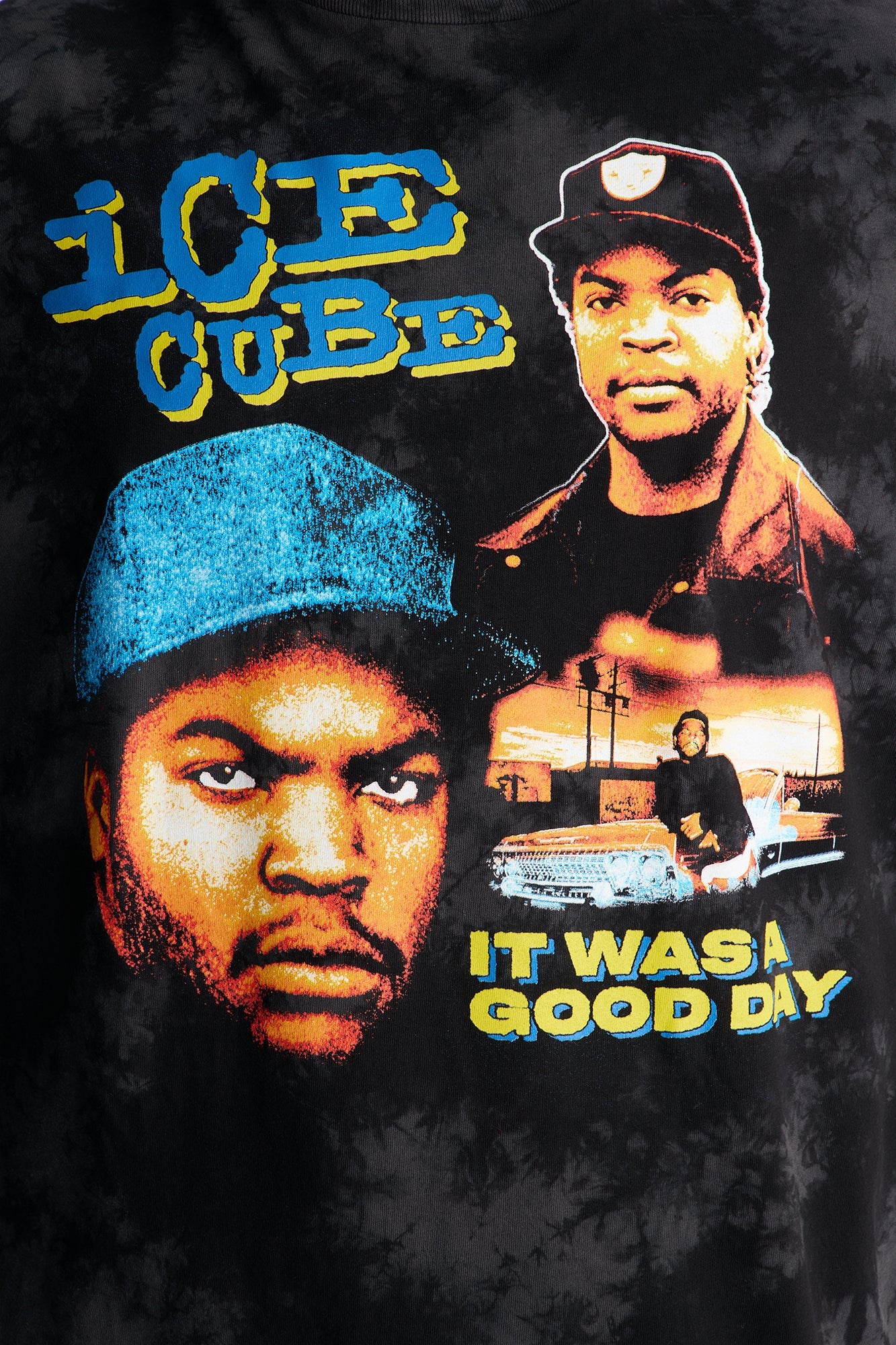 Ice Cube Outlaw Most Wanted Short Sleeve Tee - Black Wash