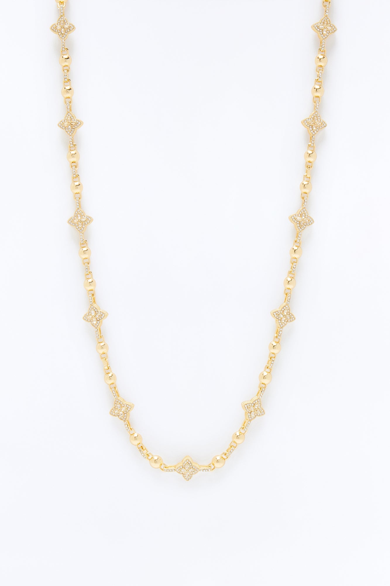 Bloom Link Necklace - Gold