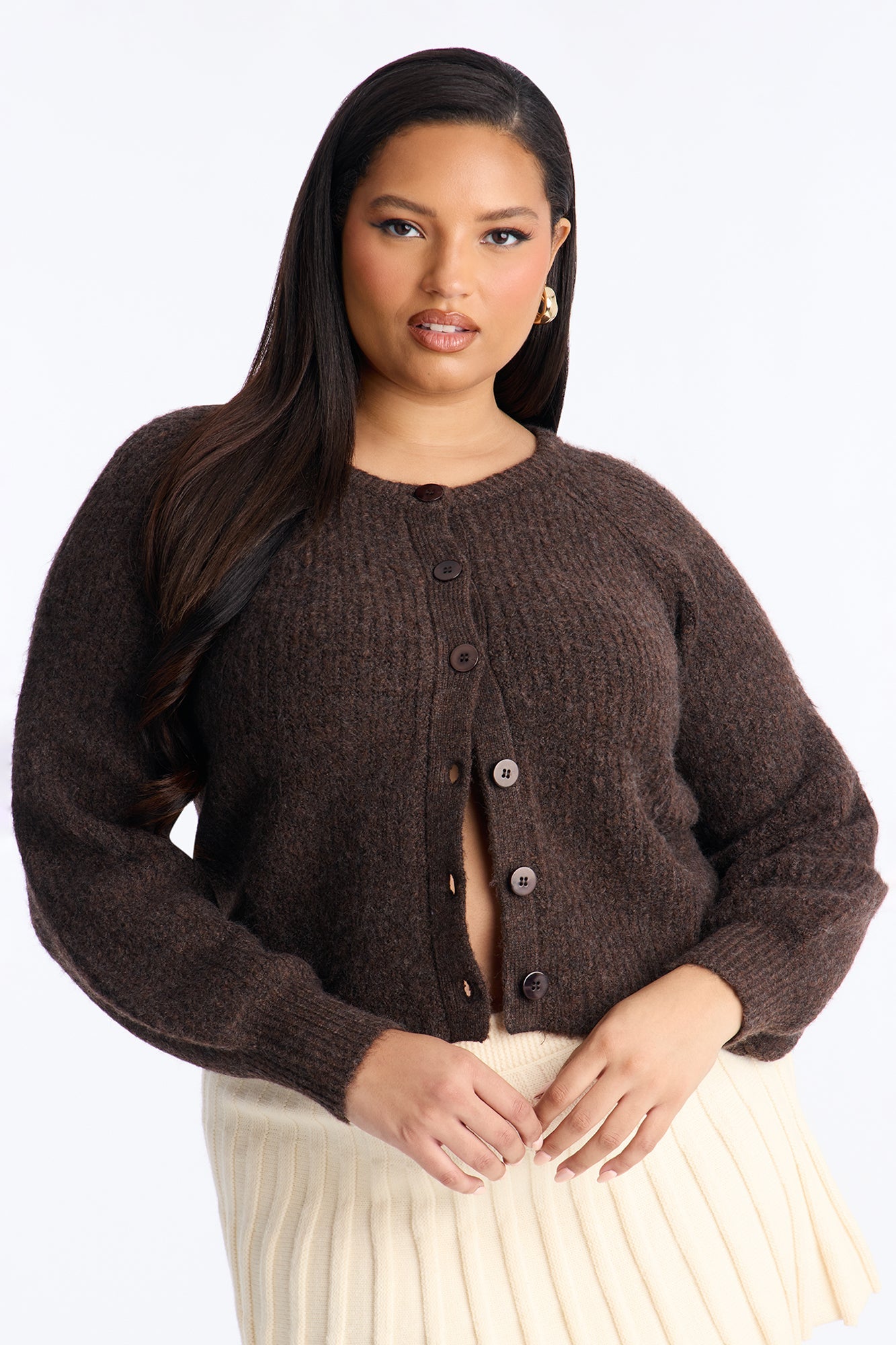 Weekend Getaway Cardigan - Chocolate