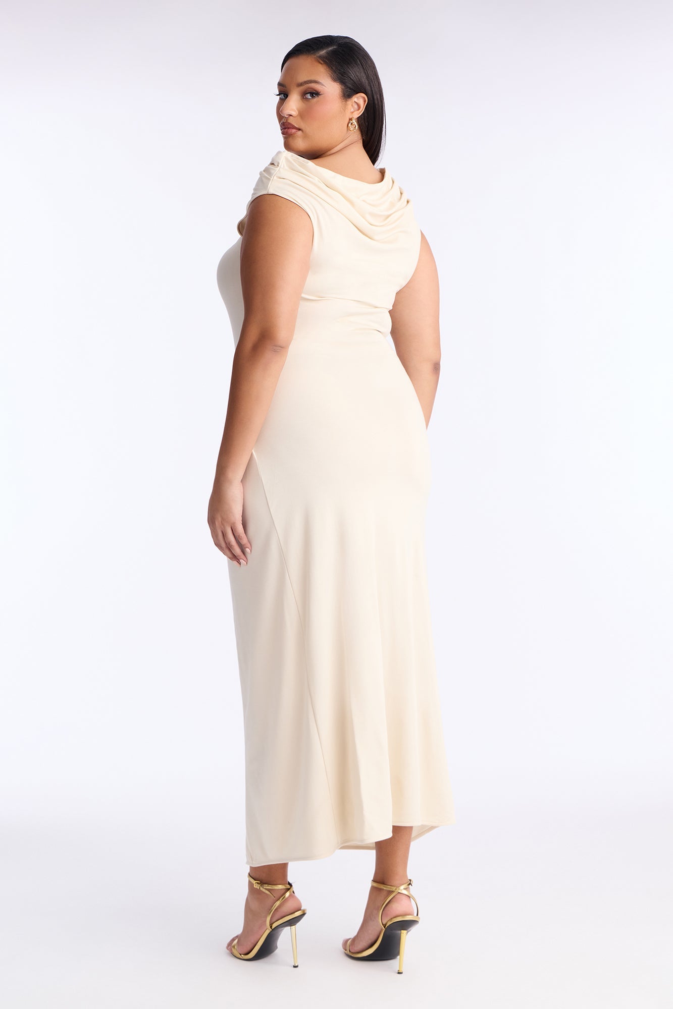 Brianna Hardware Maxi Dress - Cream