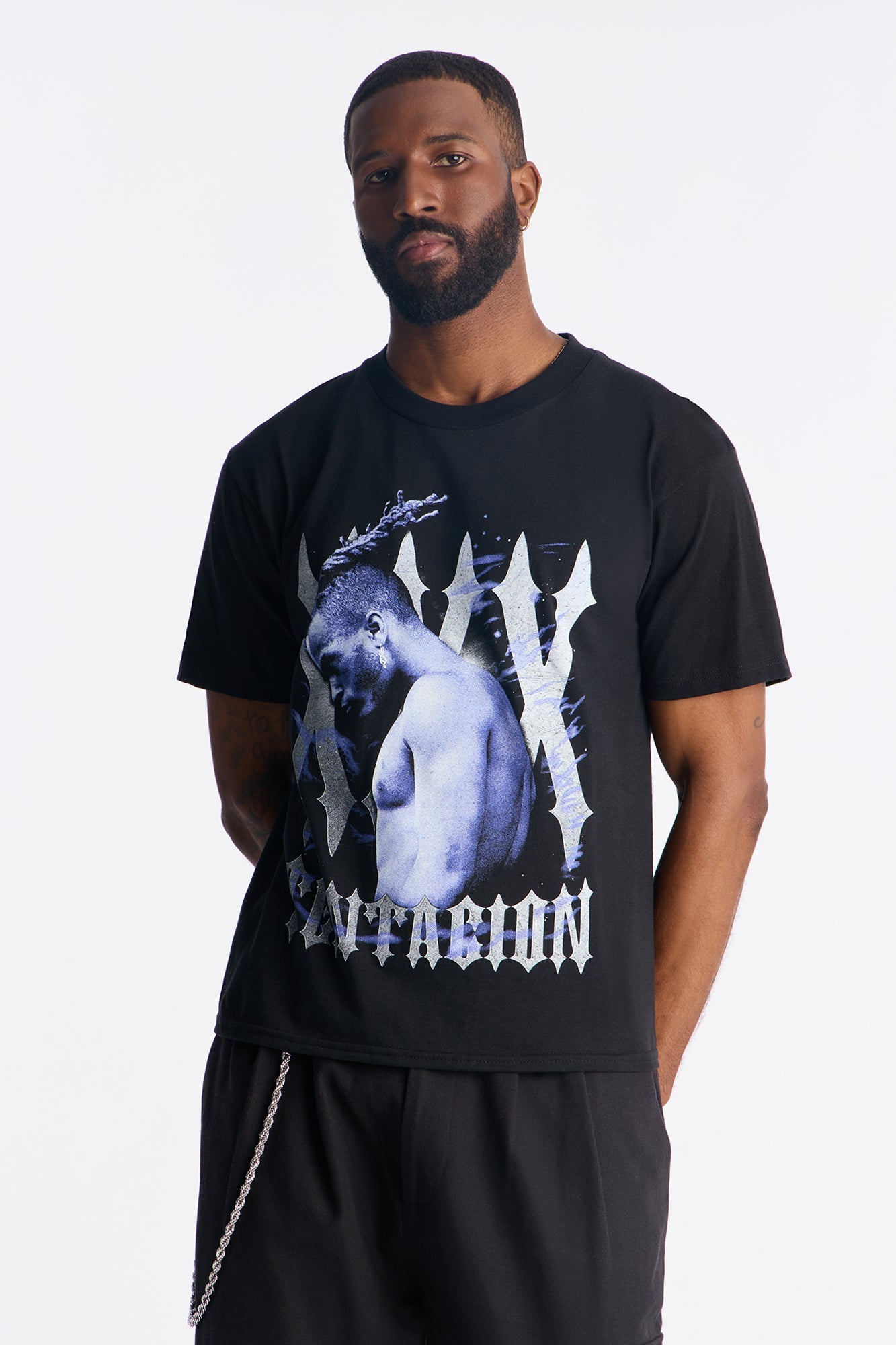 XXXTentacion LOOK AT ME Short Sleeve Tee - Black