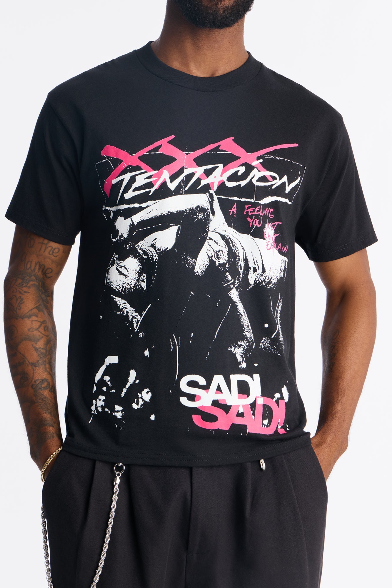 XXXTentacion SAD Short Sleeve Tee - Black