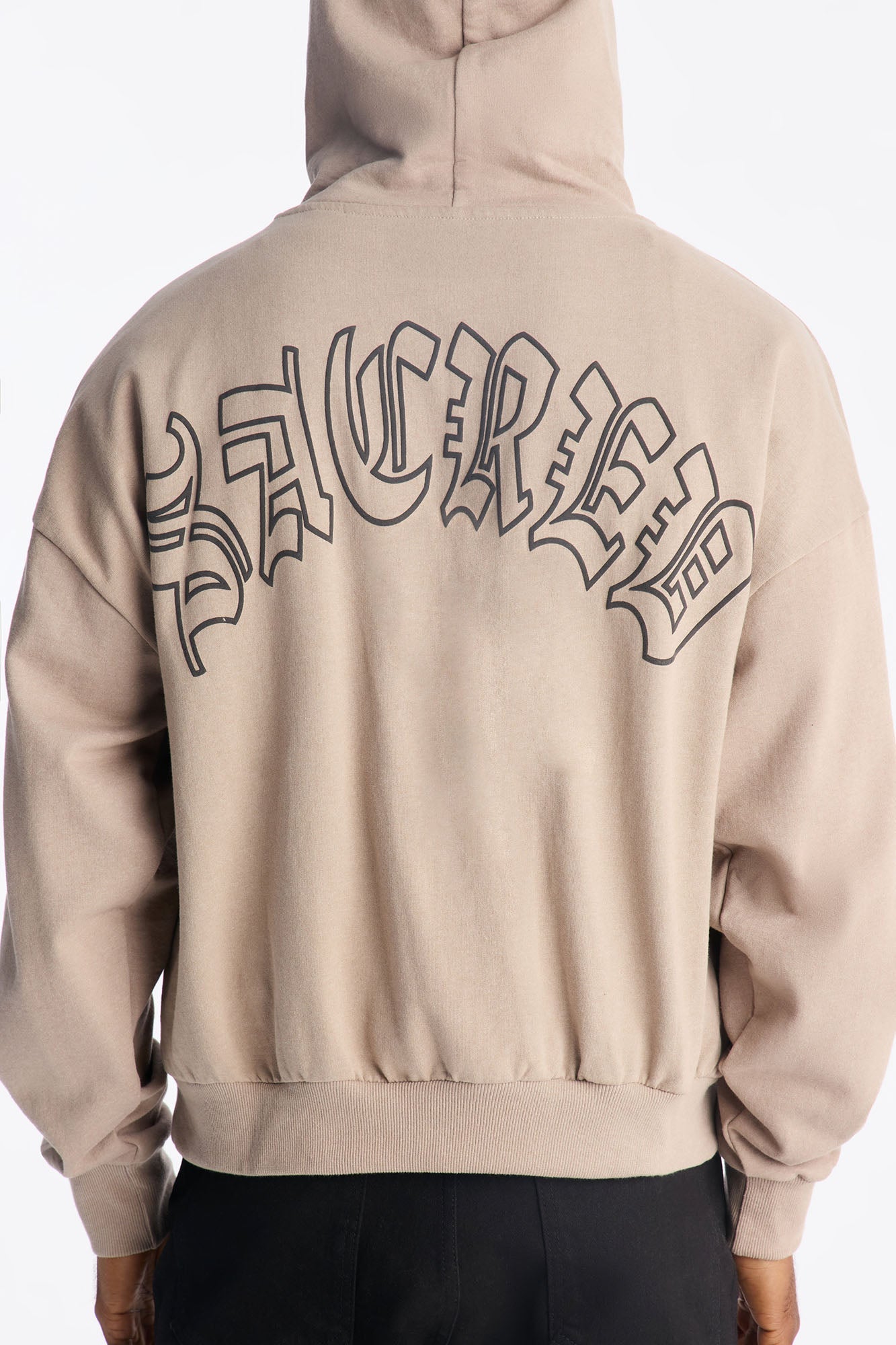 Sacred Verse Hoodie - Tan