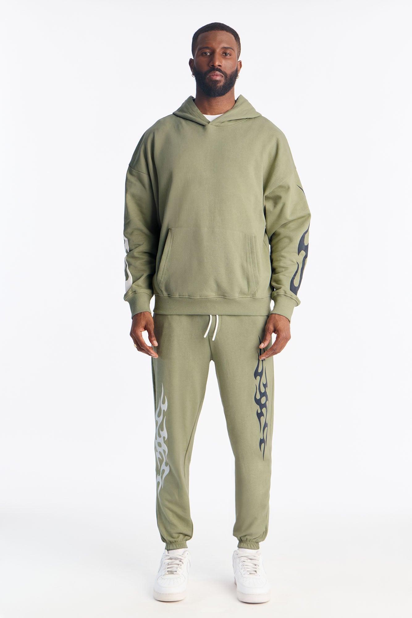 La Flame Saint Hoodie - Olive