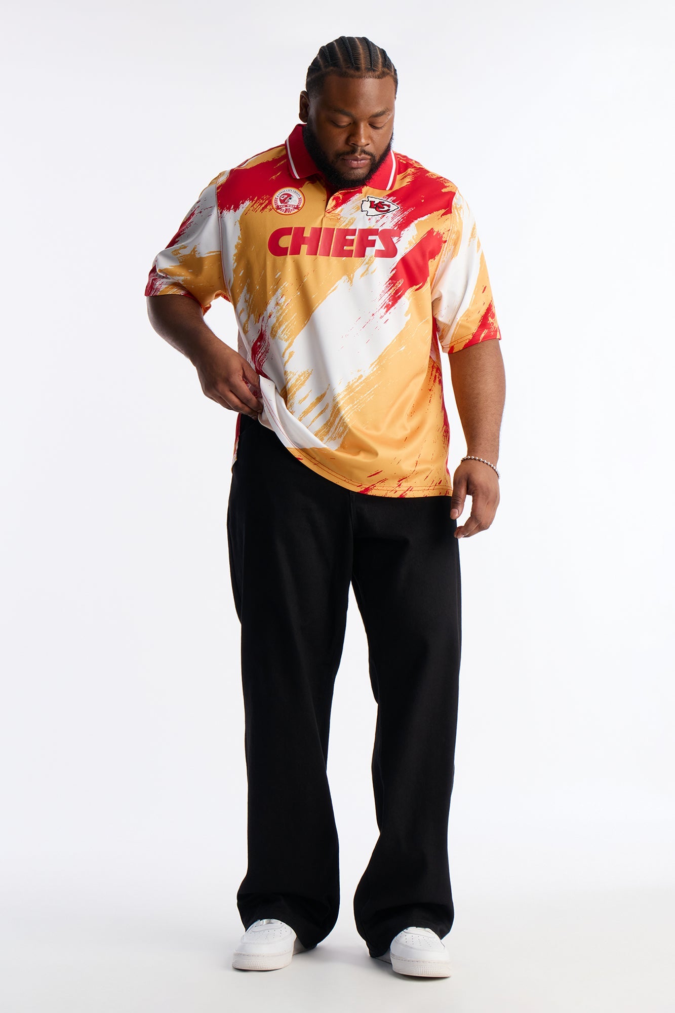 Chiefs Soccer Polo - White