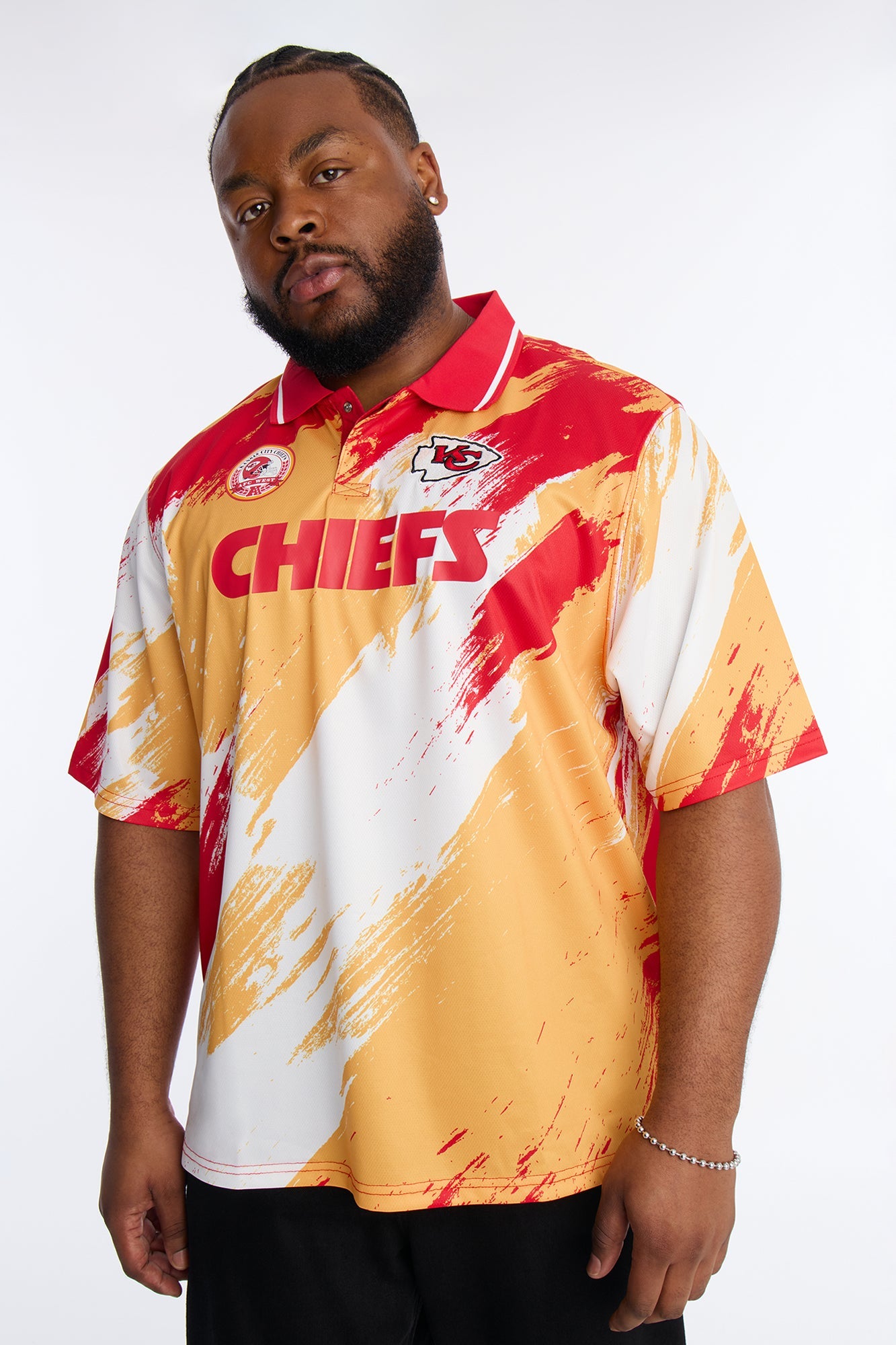 Chiefs Soccer Polo - White