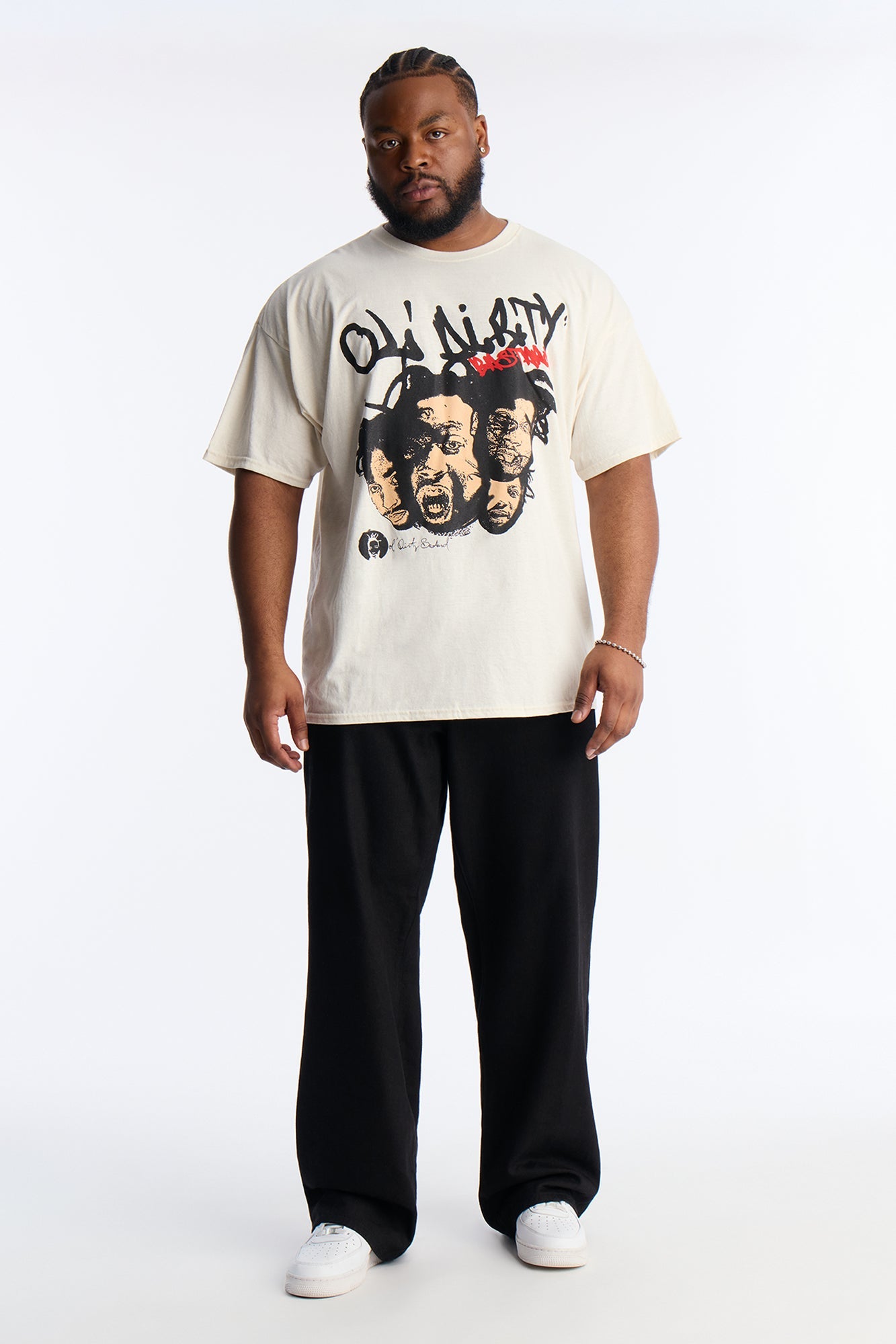 Old Dirty Bastard Phases Short Sleeve Tee - Cream