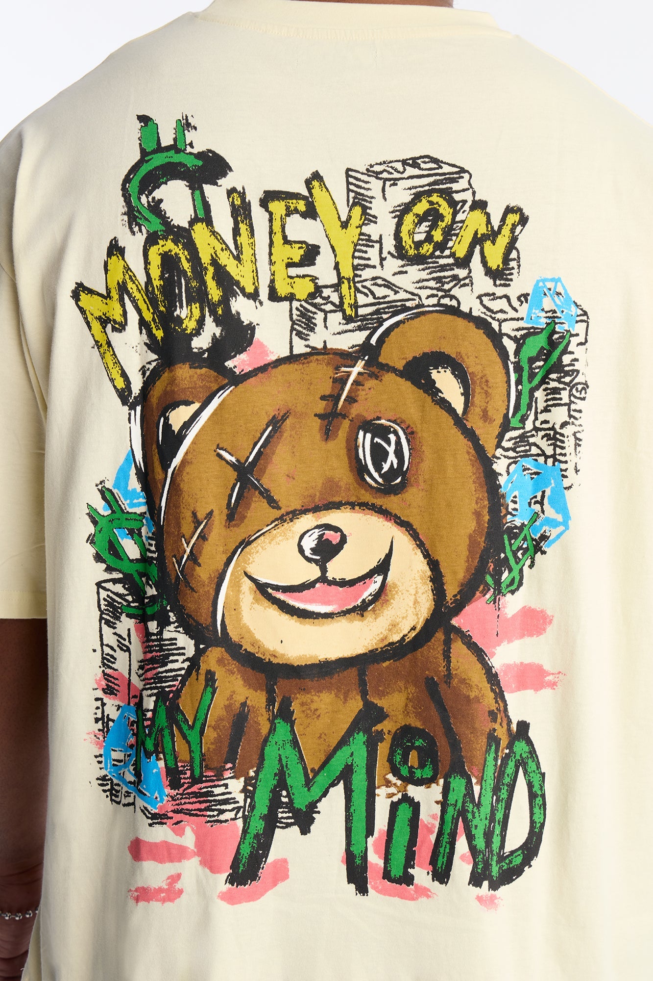 Money On My Mind Short Sleeve Tee - Cream