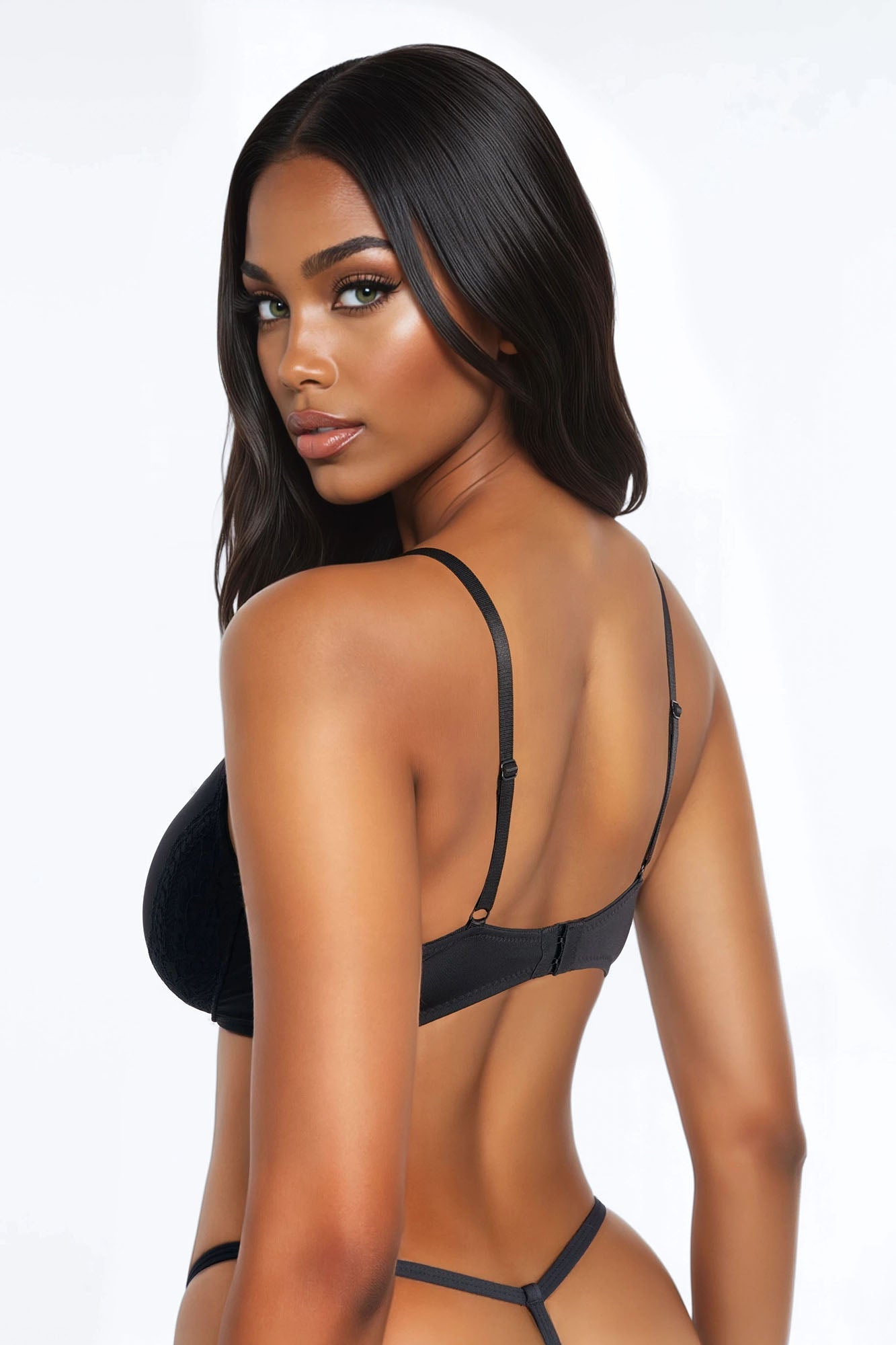 Keep It Classy Push Up Bra - Black