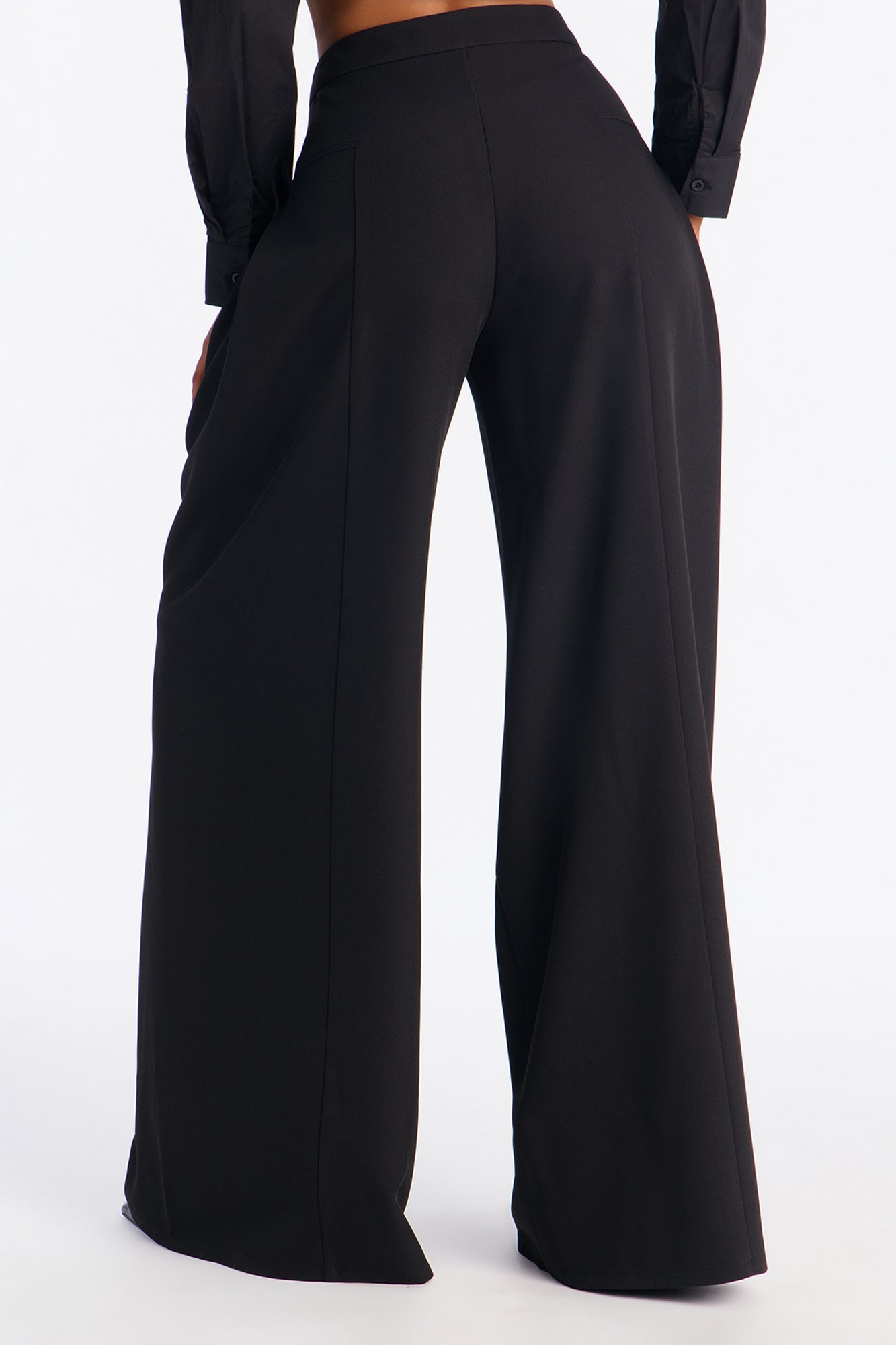 Carmina Wide Leg Pant 33″ - Black