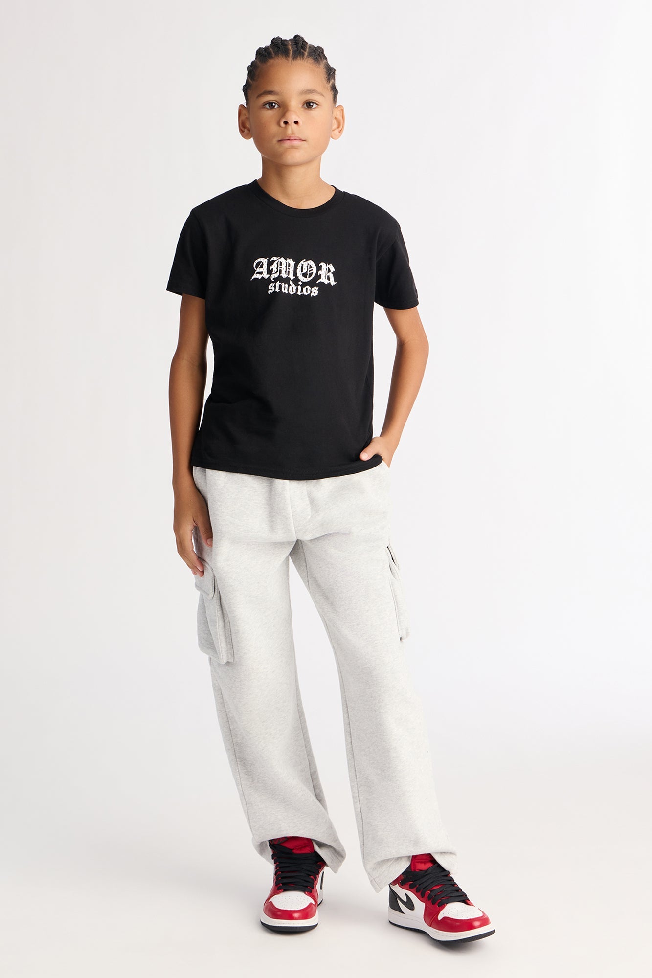 Mini Amor Studio LA Short Sleeve Tee - Black