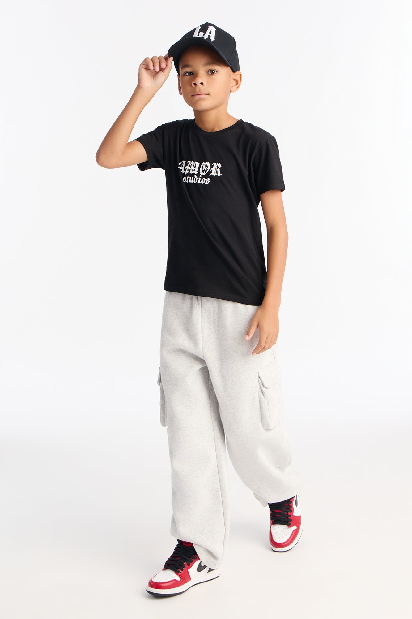 Mini Amor Studio LA Short Sleeve Tee - Black