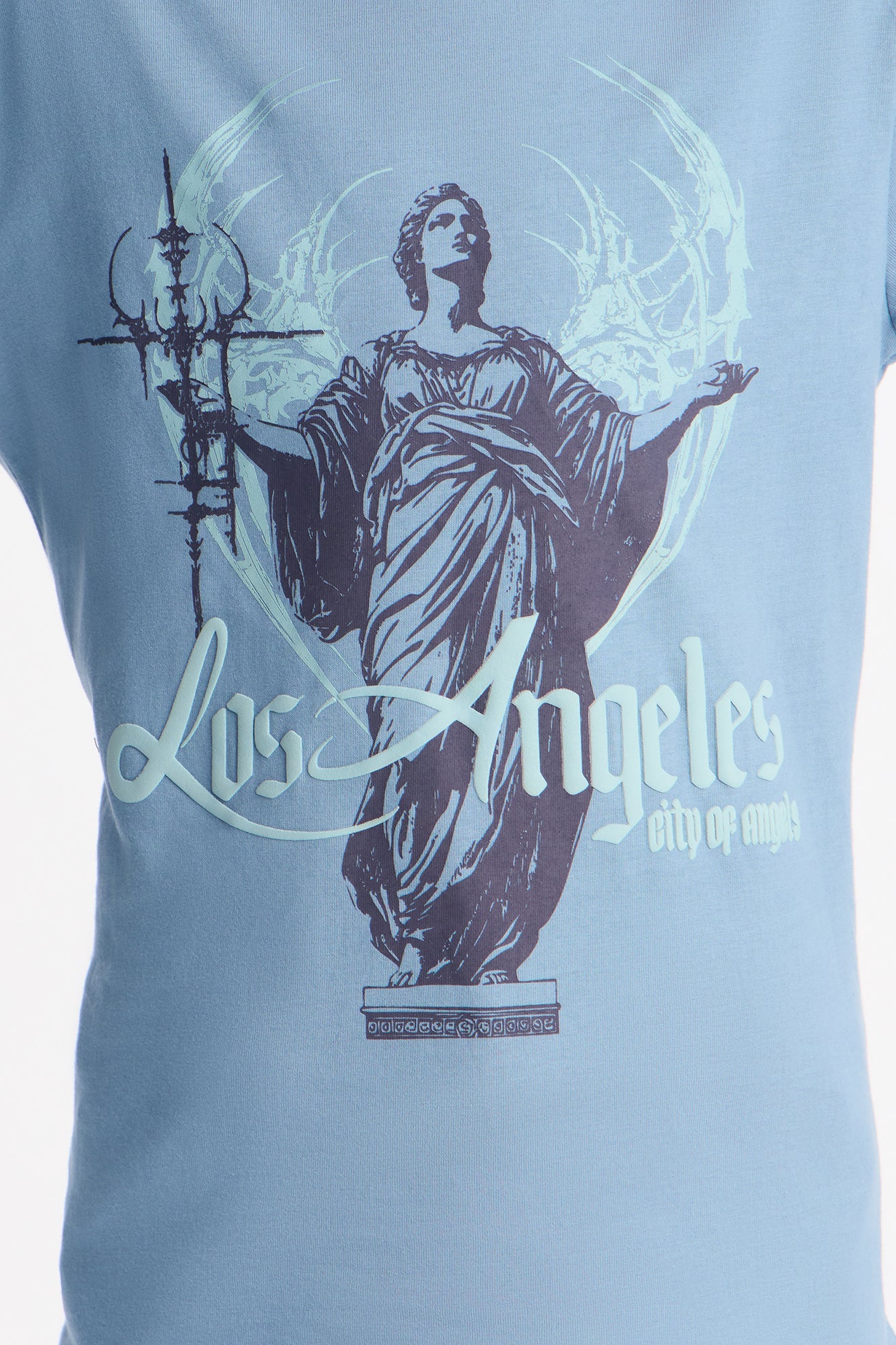 Mini In The City Of Angels Short Sleeve Tee - Blue